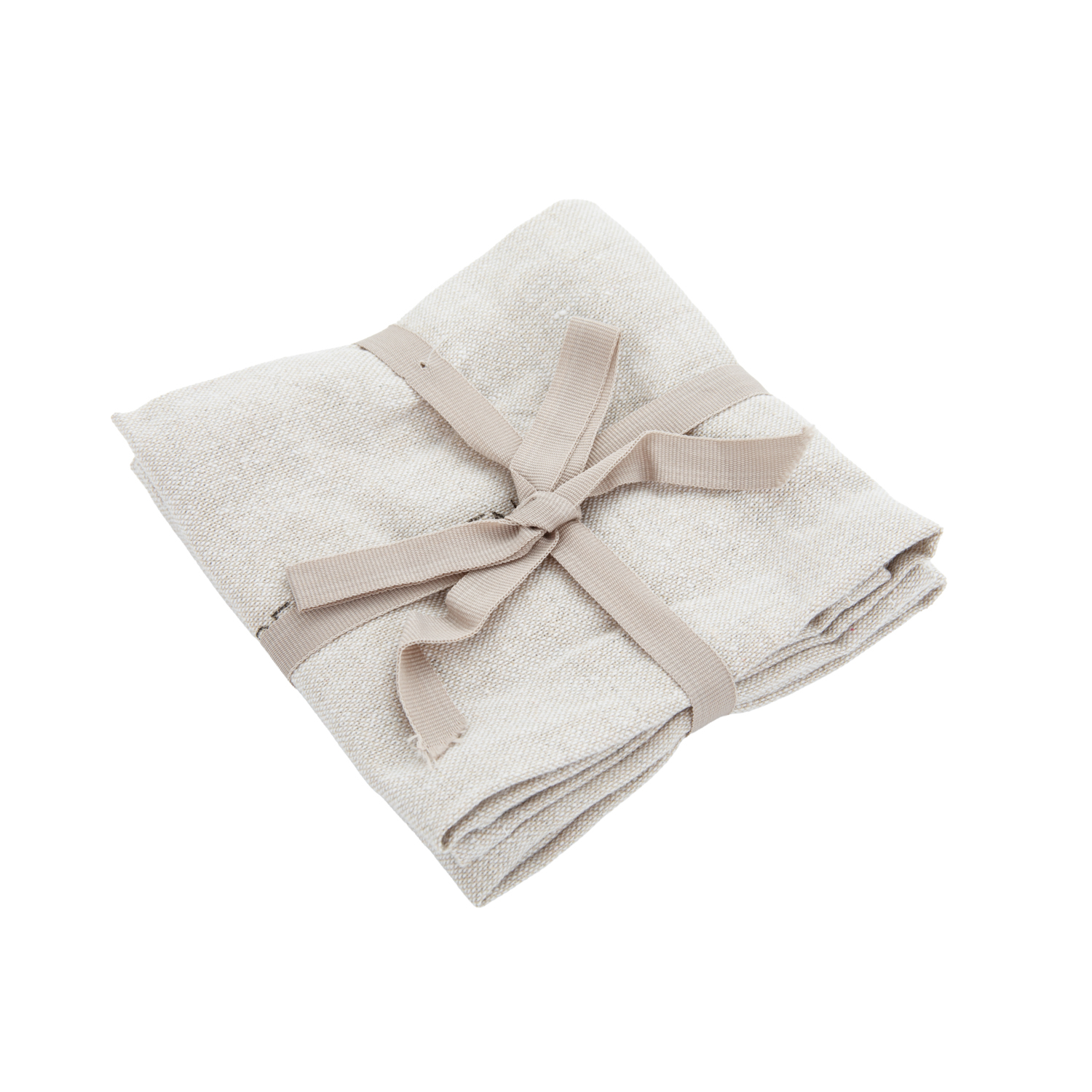 Set 2 tovaglioli 40x40 cm scritta Quotes tortora