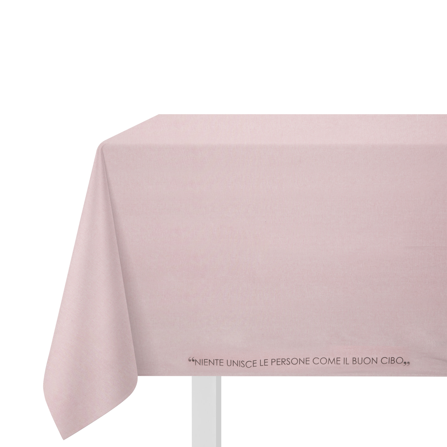 Tovaglia 140x180 cm scritta Quotes malva