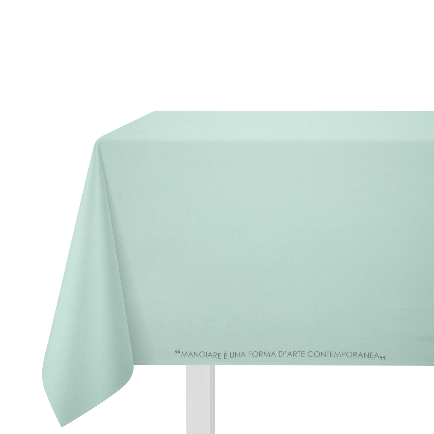 Tovaglia 140x240 cm scritta Quotes verde