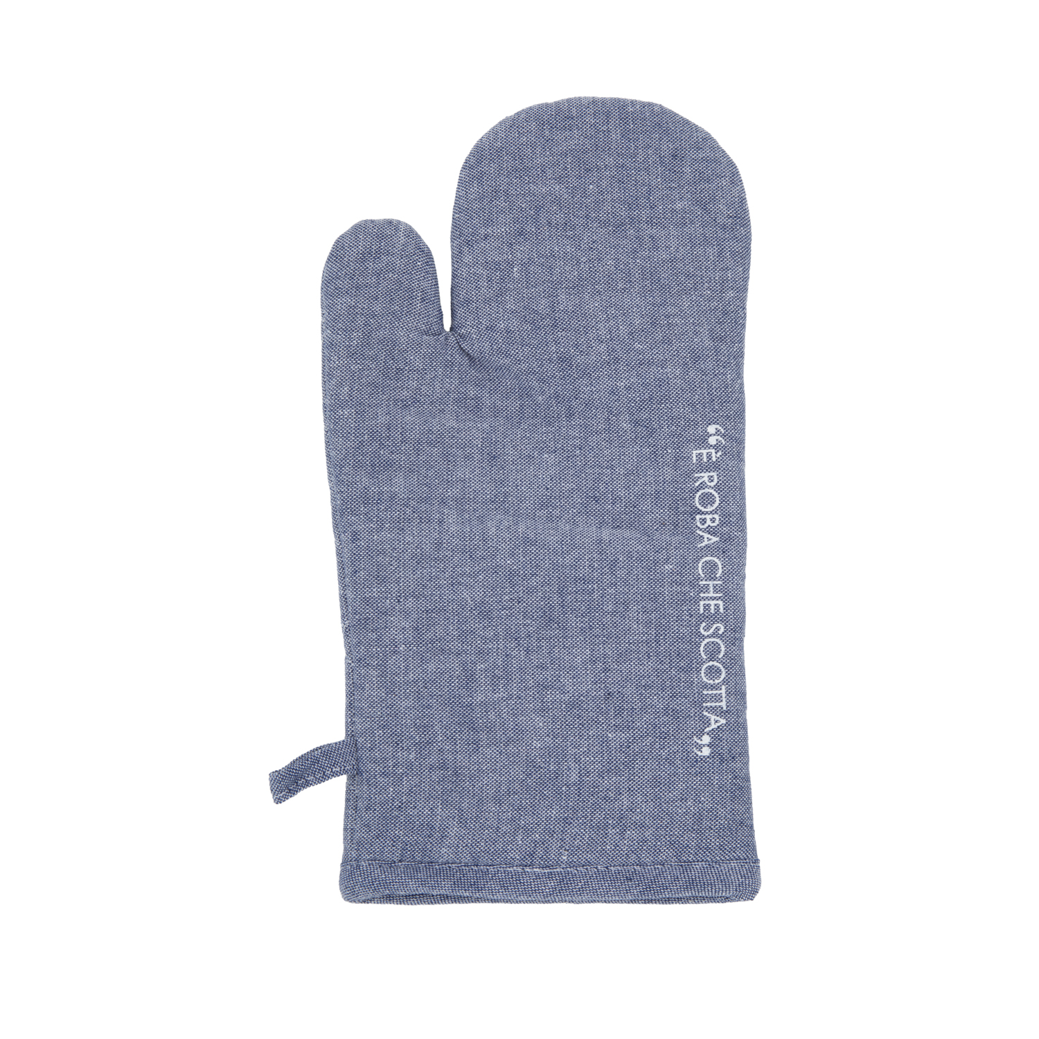 Guanto forno scritta Quotes denim