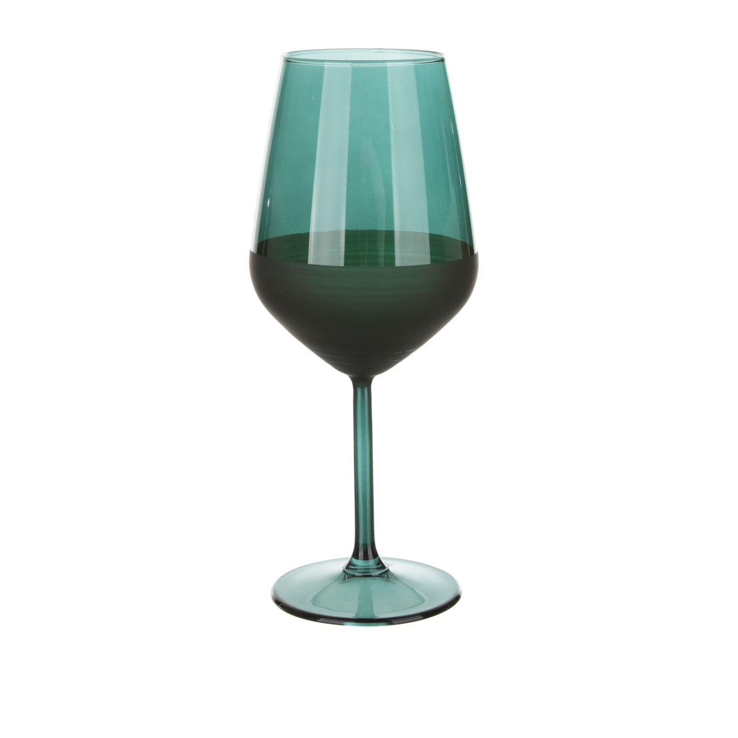 Calice vino 490 ml vetro verde sfumato Blaze