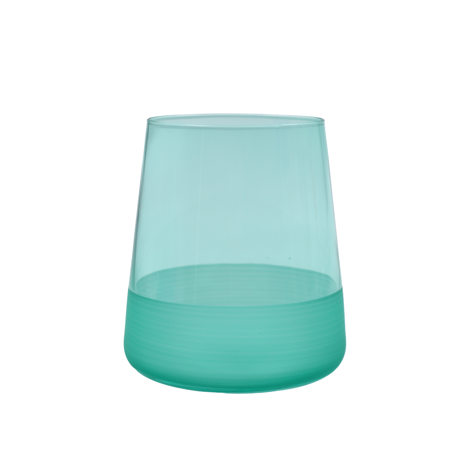 Bicchiere acqua vetro 420 ml verde Blaze