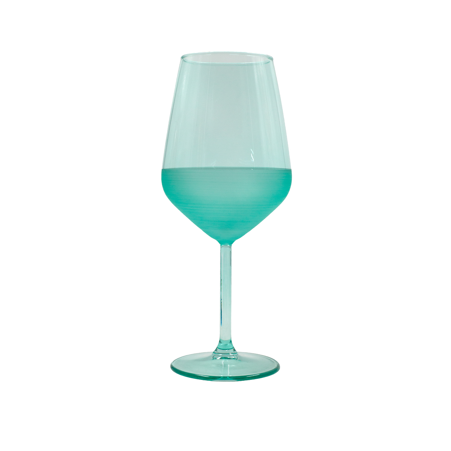 Calice vino vetro 490 ml verde Blaze