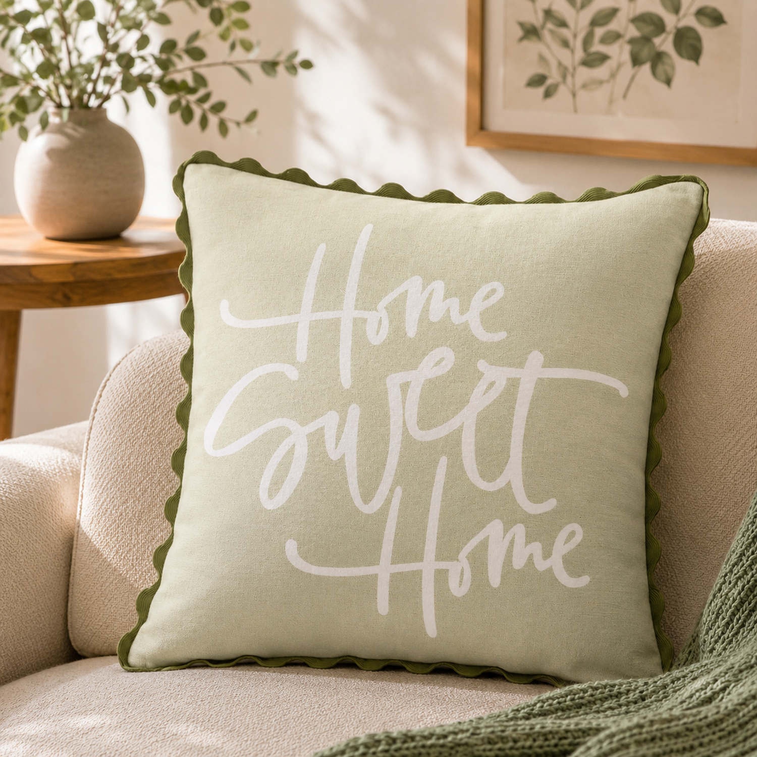 Cuscino divano 45x45 cm Home sweet home