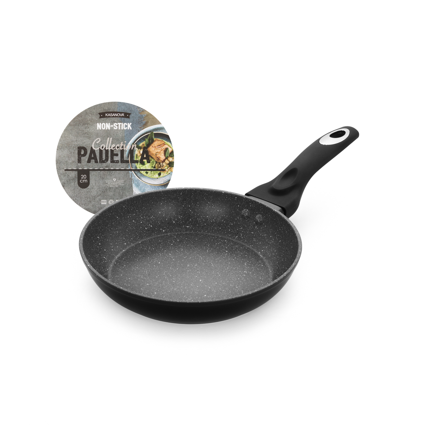 Padella antiaderente 20 cm Collection nera