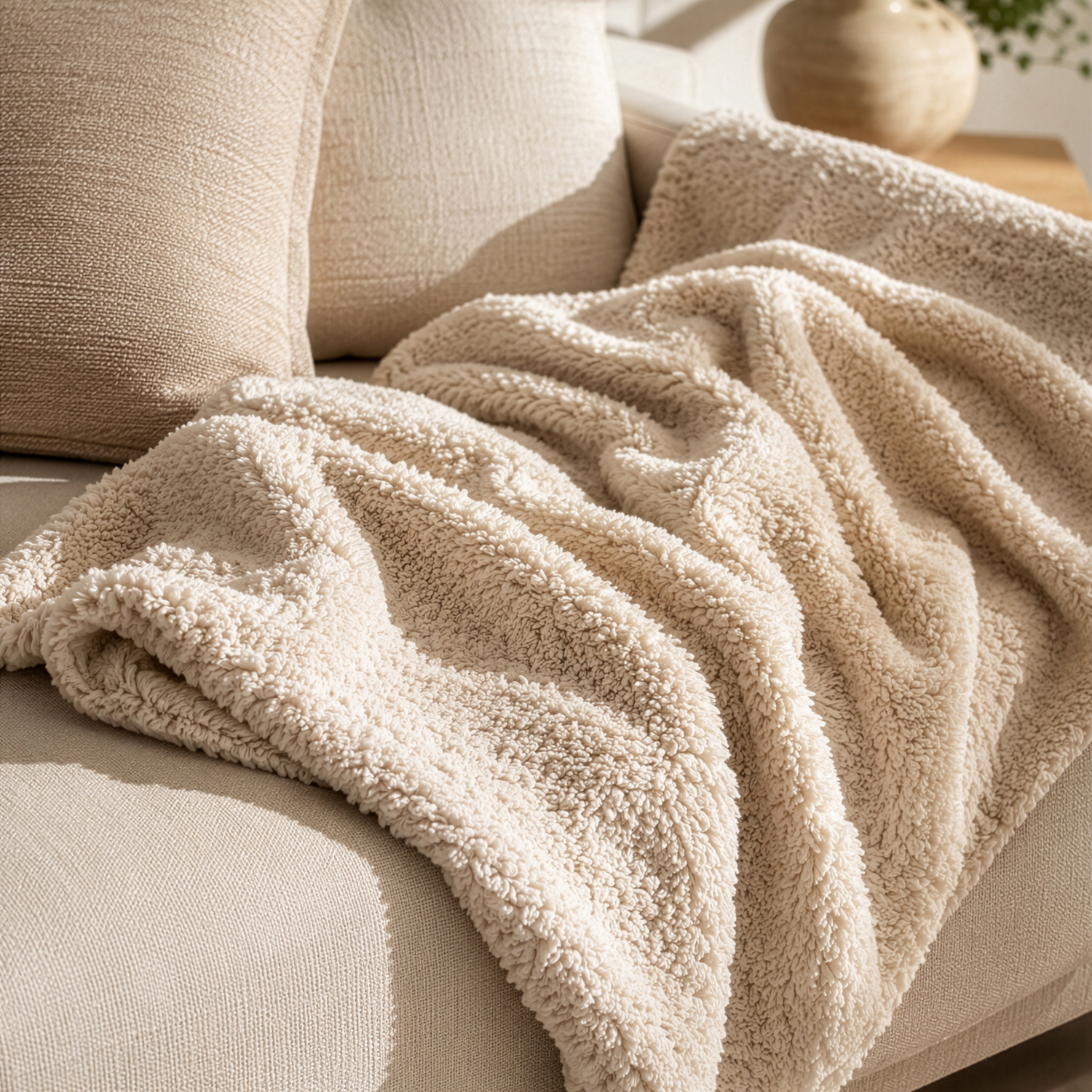 Coperta Nuvola beige 150x200 cm