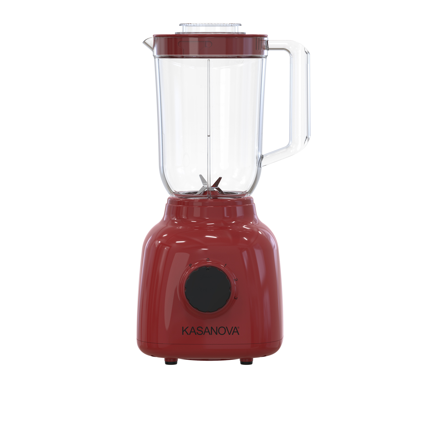 Frullatore elettrico 400 W 1,5 L rosso