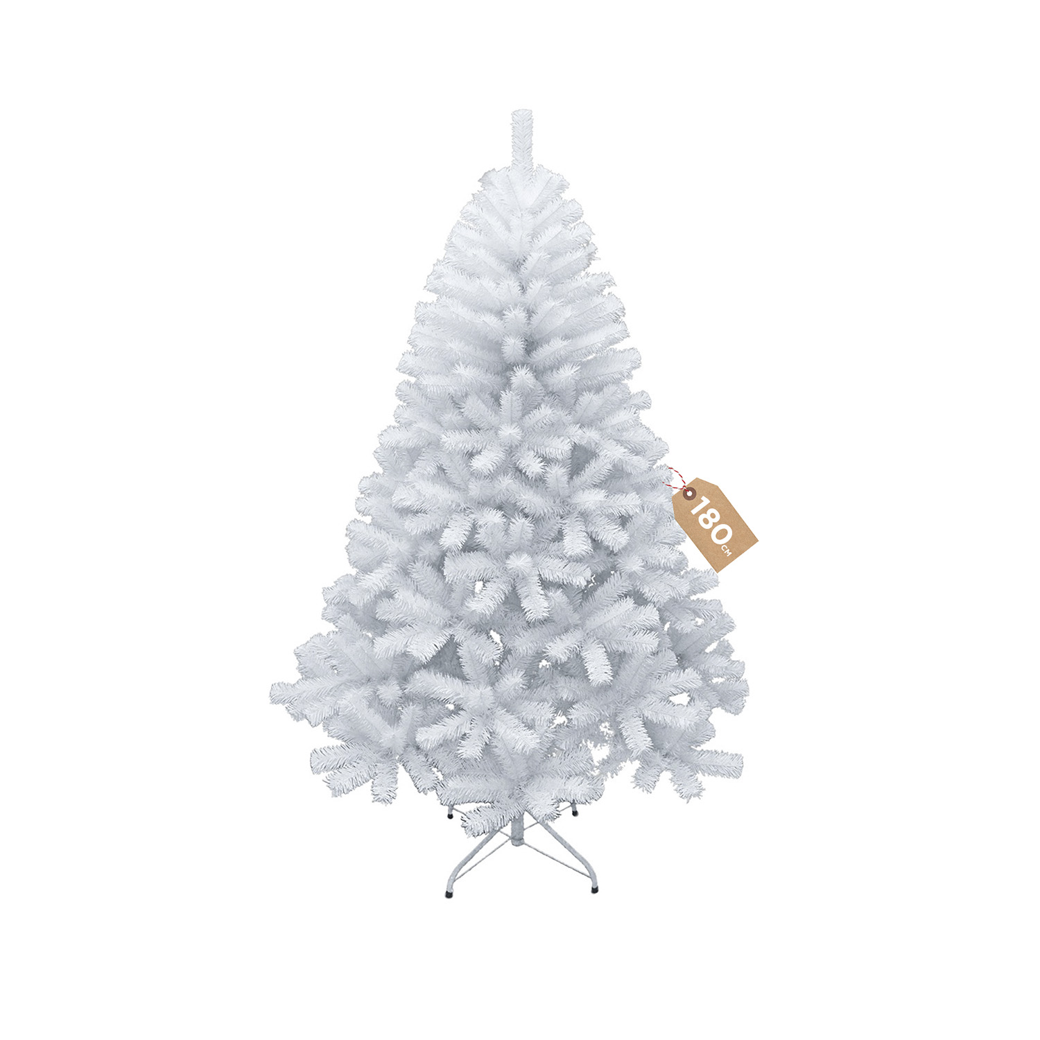 Albero Natale bianco 180 cm Oslo