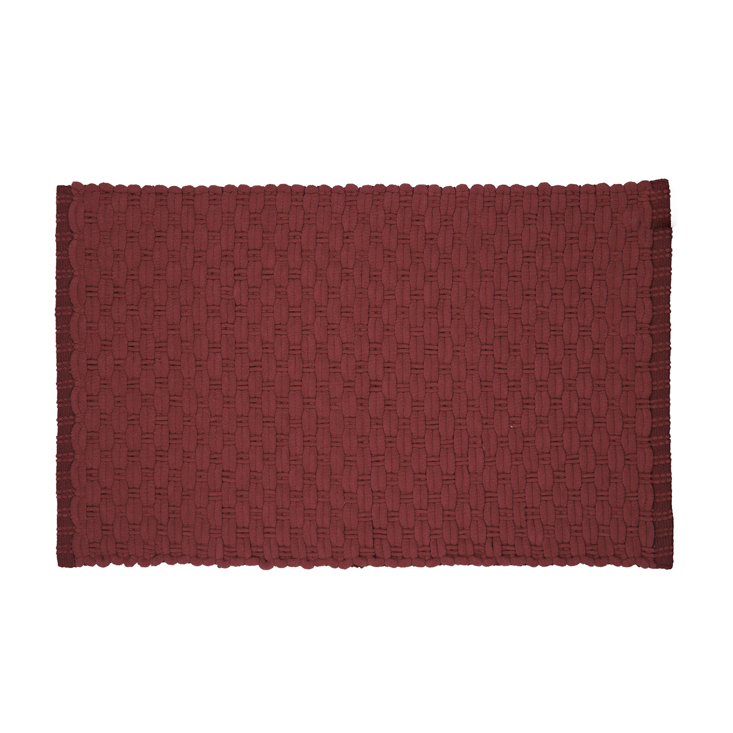 Tappeto bagno ciniglia 80x50 cm Mineral Red