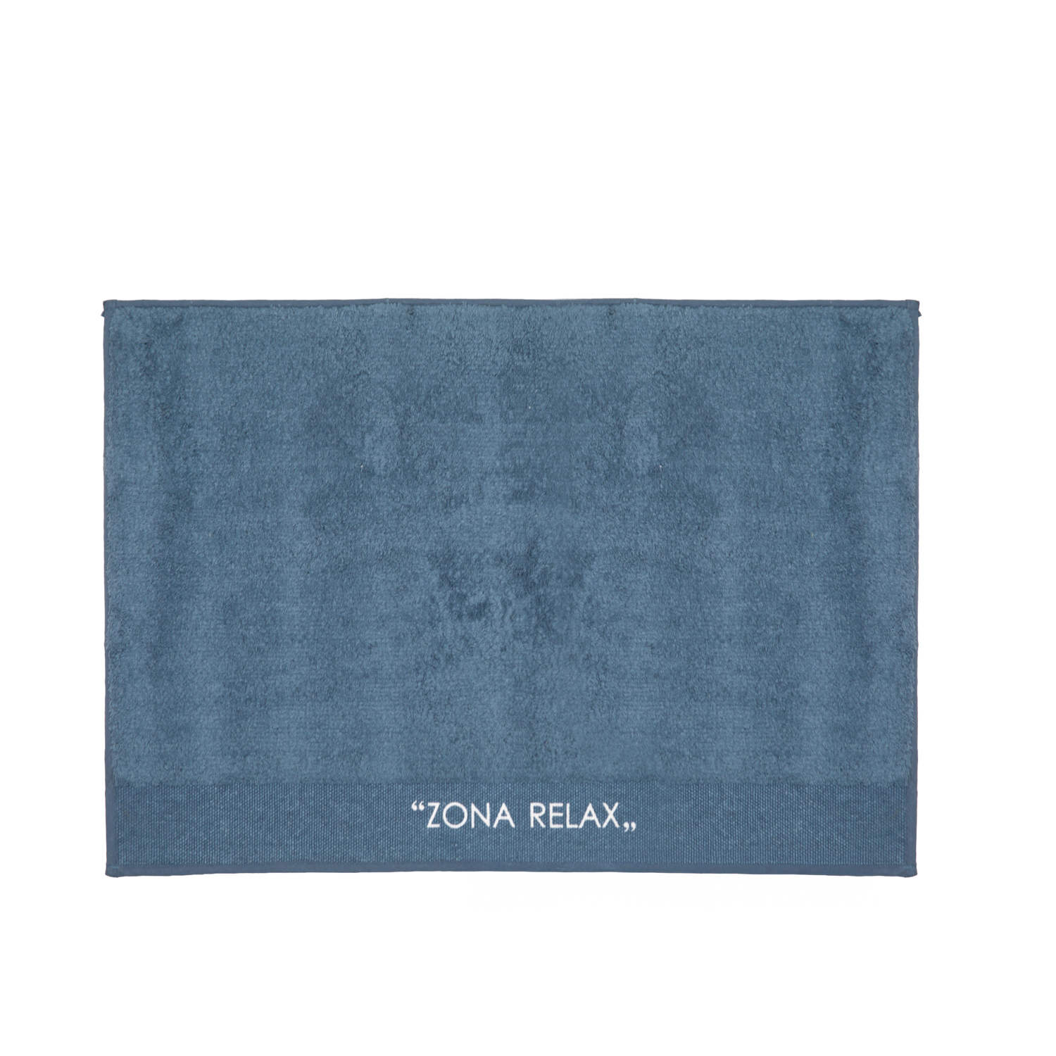Tappeto bagno 60x85 cm blu Quotes