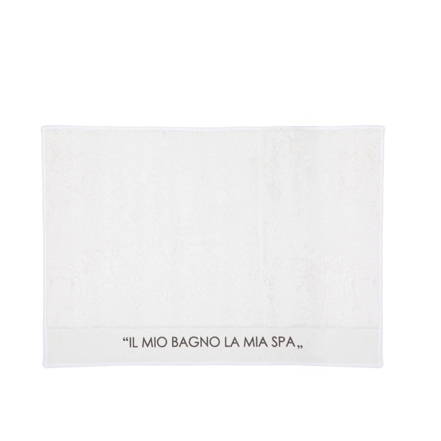 Tappeto bagno 60x85 cm bianco Quotes
