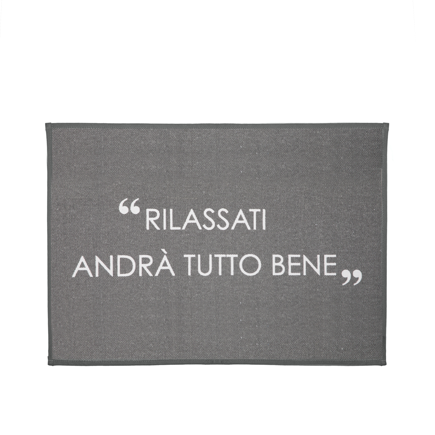 Tappeto cucina 50x80 cm antracite Quotes