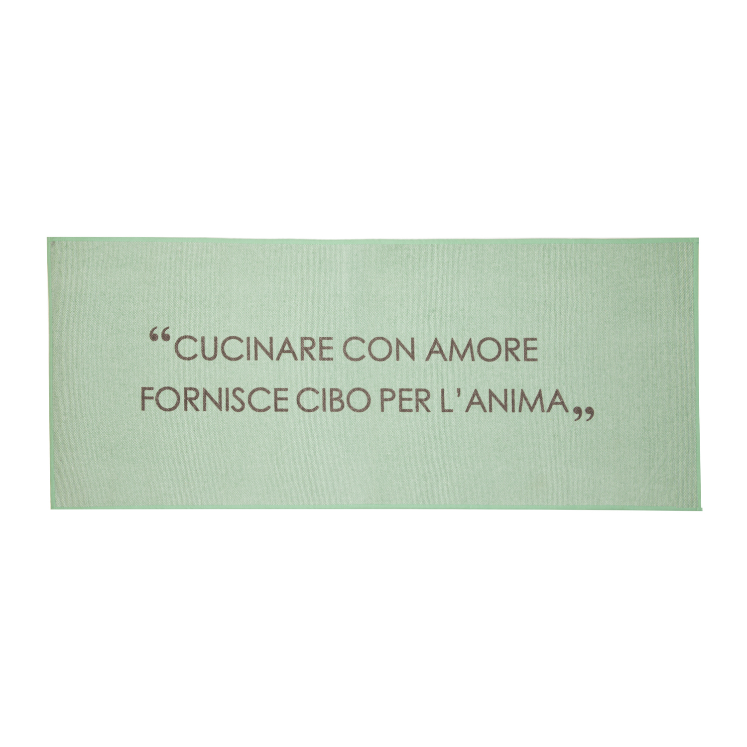 Tappeto cucina 57x140 cm verde Quotes