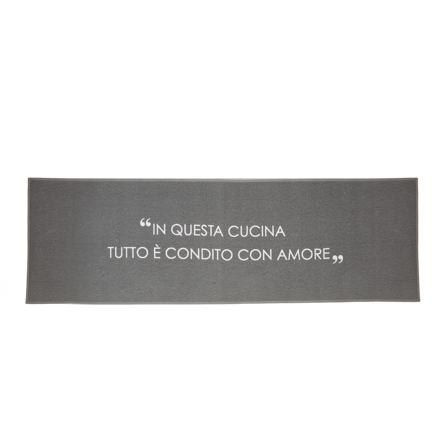 Tappeto cucina 57x180 cm antracite Quotes