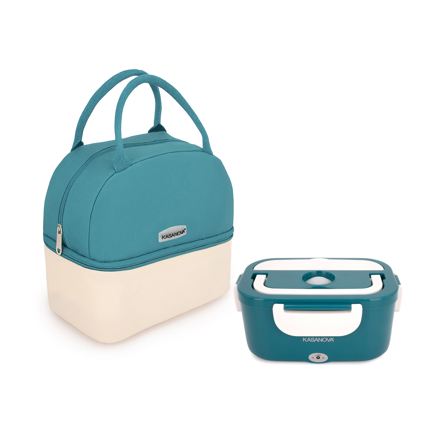 Scaldavivande elettrico con borsa termica ottanio
