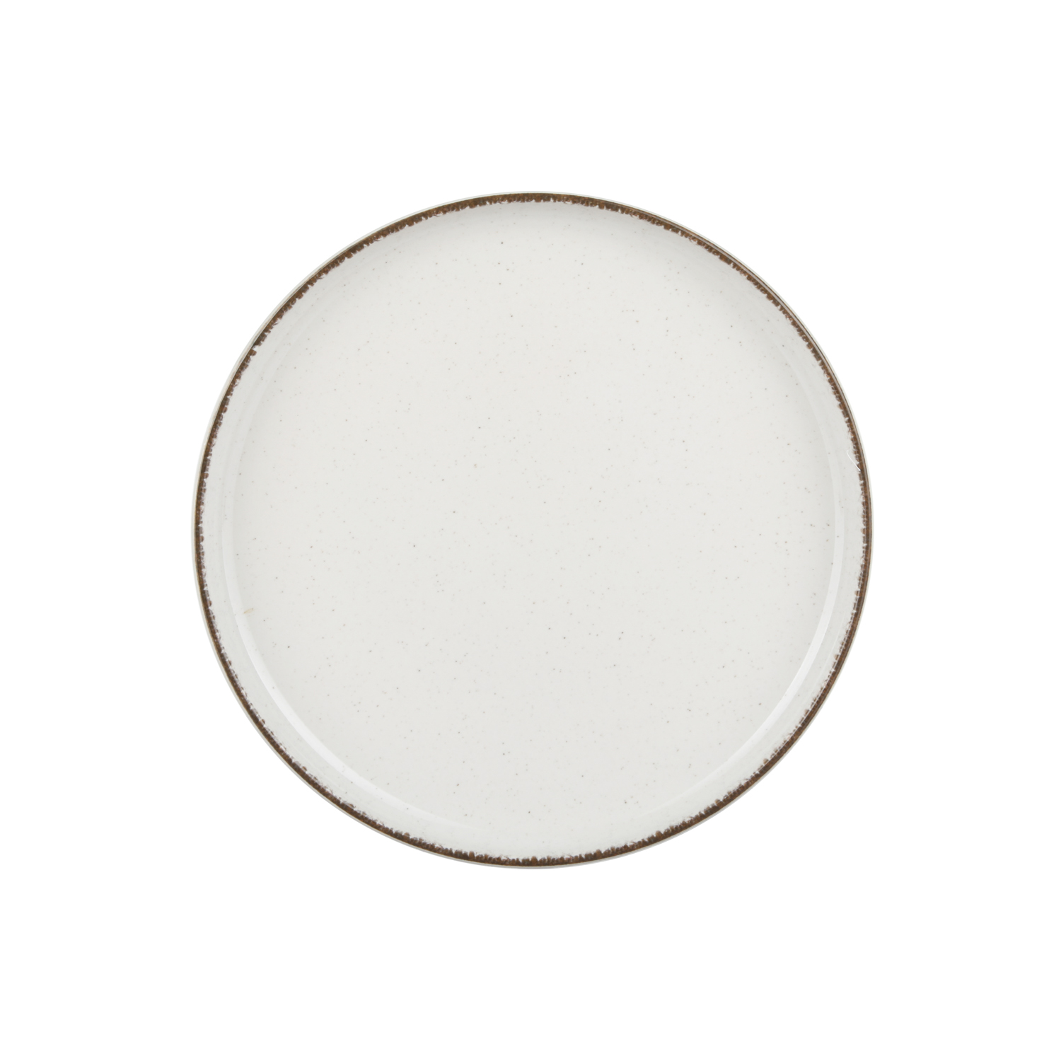 Piatto frutta in ceramica 20 cm avorio Nordic