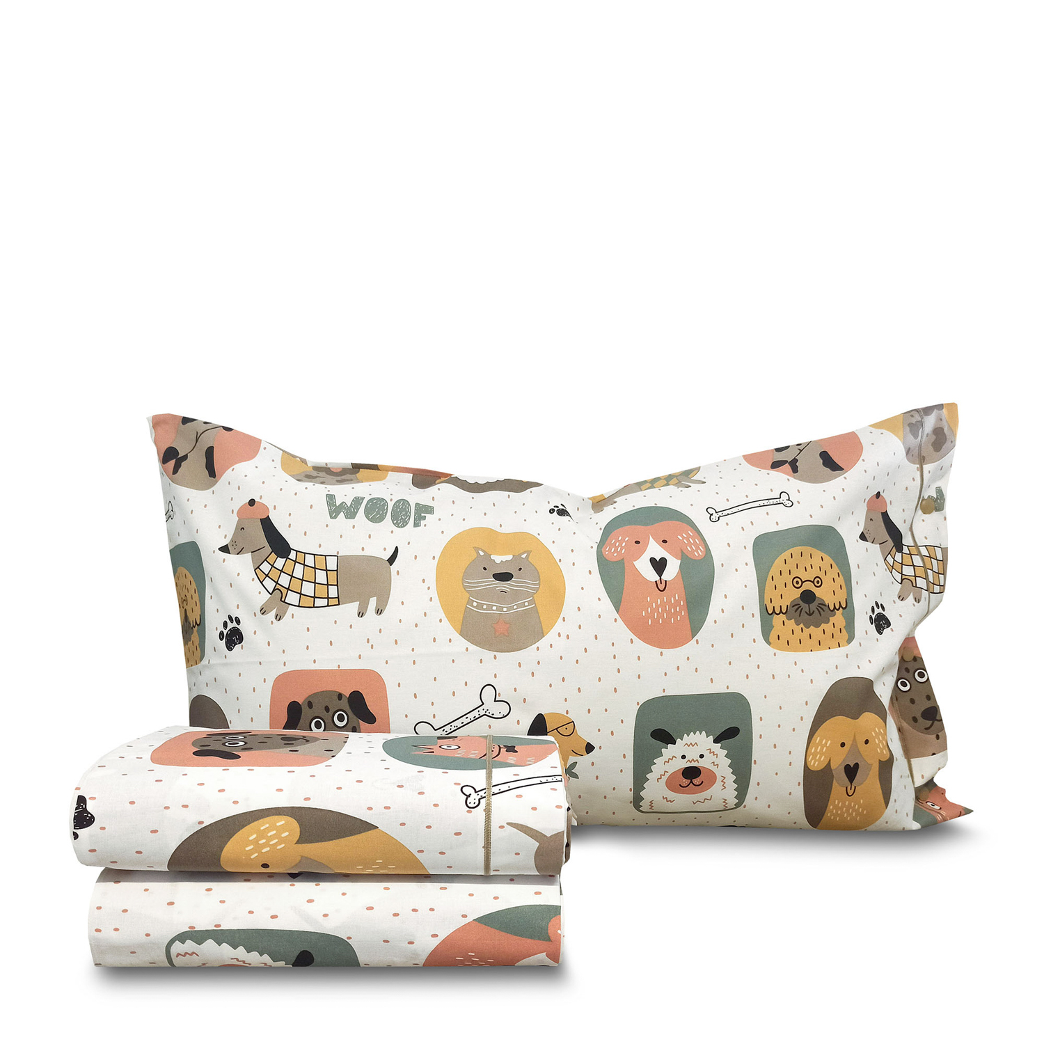 Completo letto singolo cagnolini SmartDecoHome