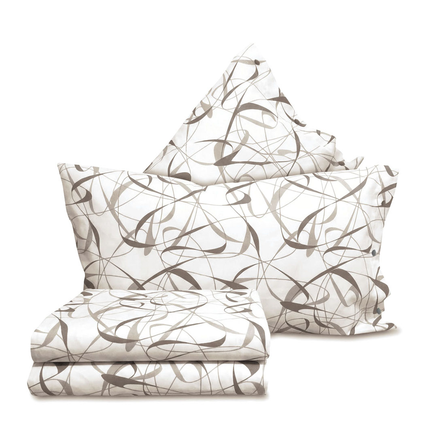 Completo letto matrimoniale Spirali beige SmartDecoHome