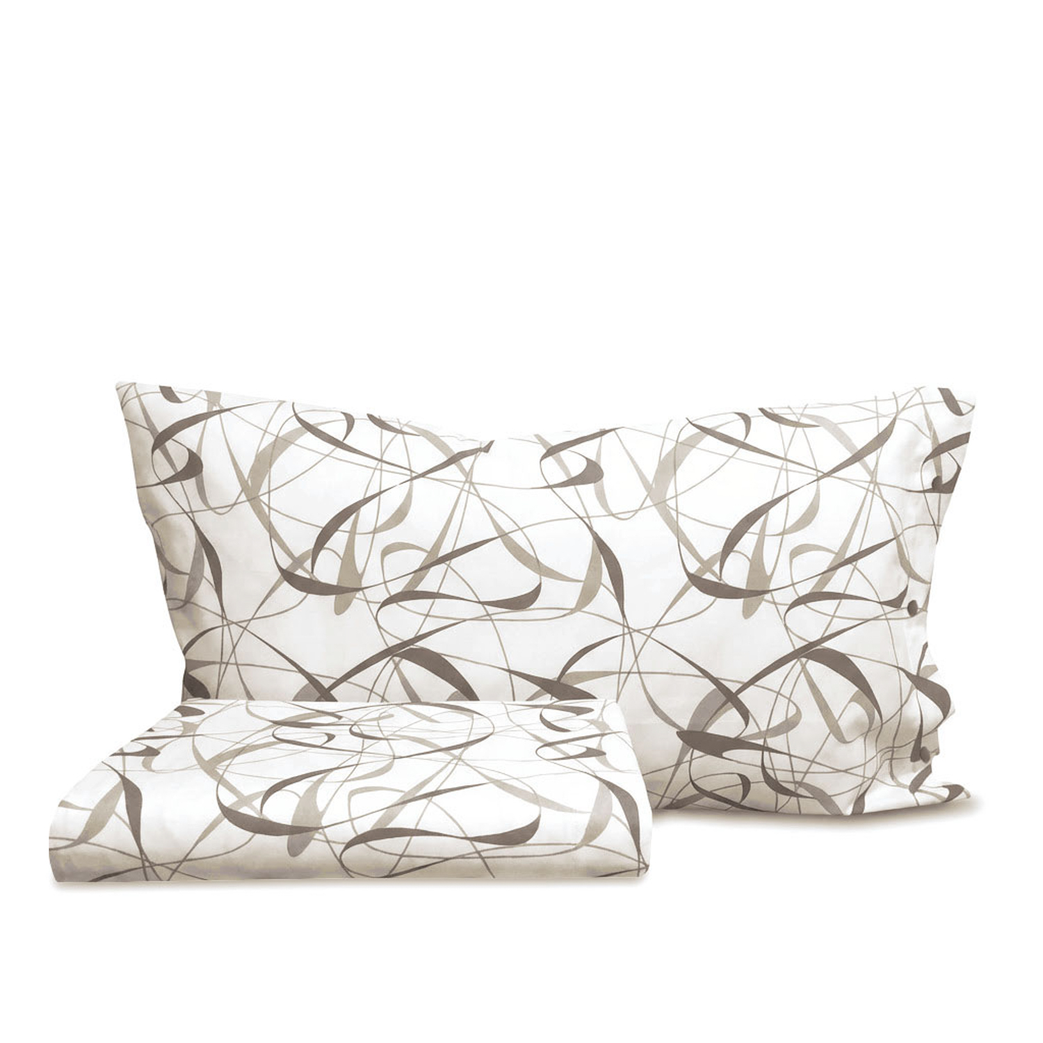 Parure copripiumino una piazza e mezza Spirali beige SmartDecoHome