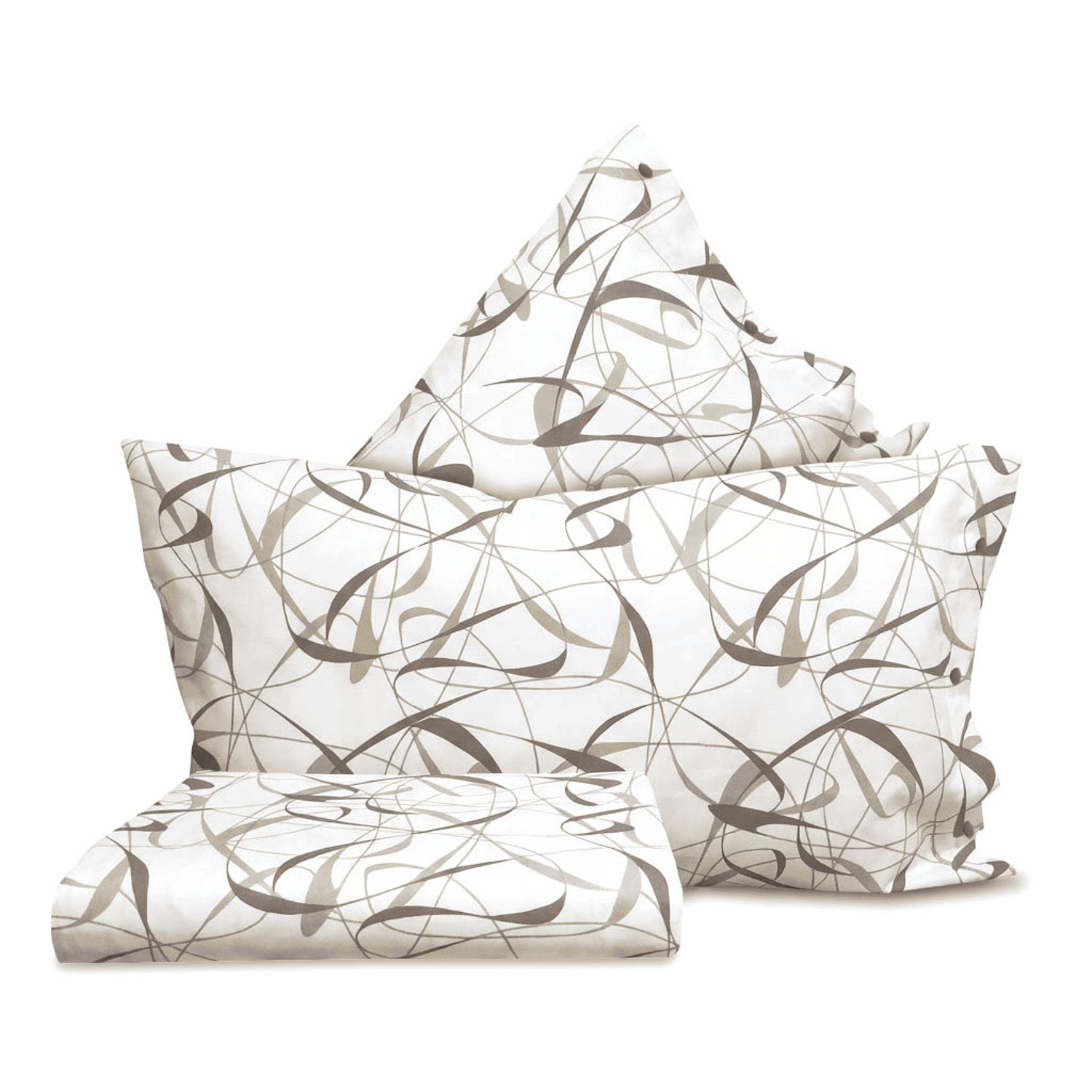 Parure copripiumino matrimoniale Spirali beige SmartDecoHome