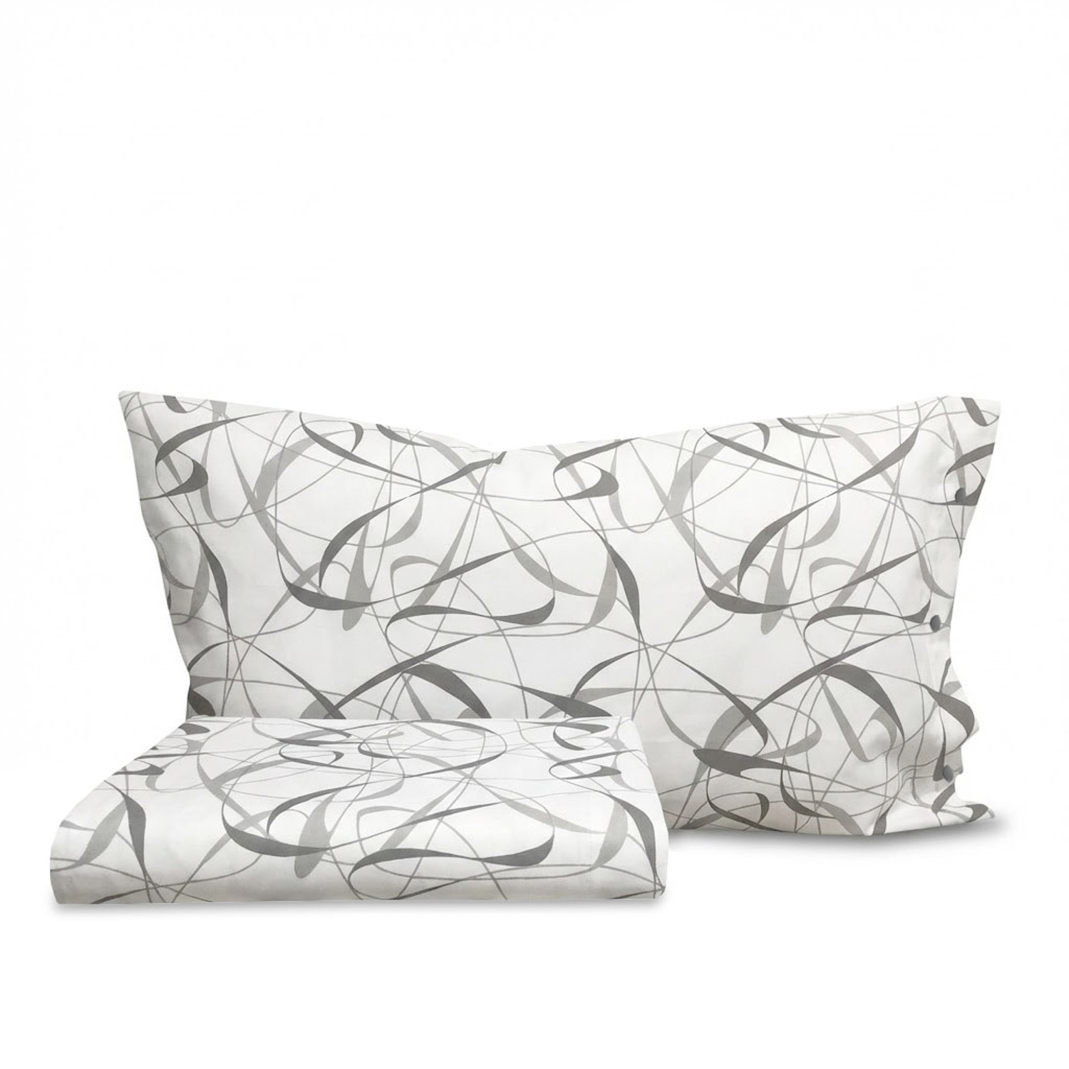 Parure copripiumino singolo Spirali grigio SmartDecoHome
