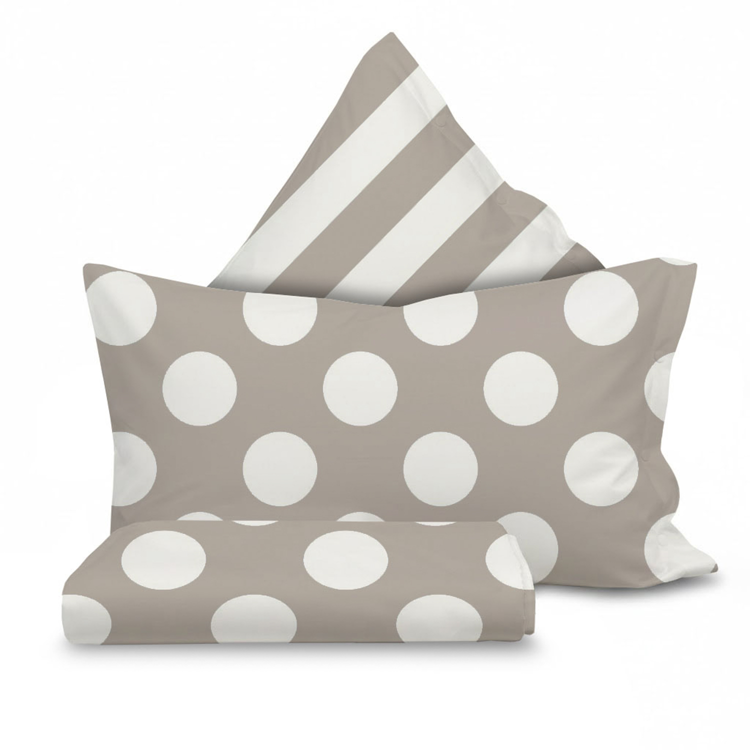 Parure copripiumino matrimoniale Ball beige SmartDecoHome