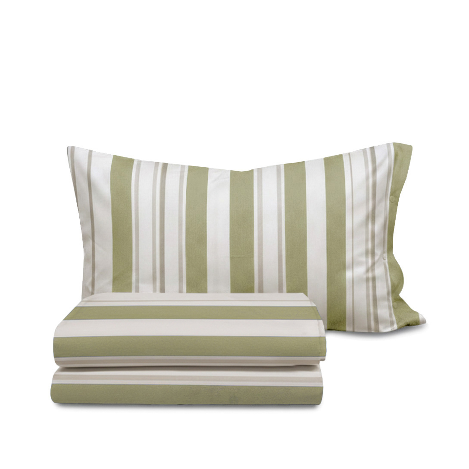 Completo letto singolo Corfù verde SmartDecoHome