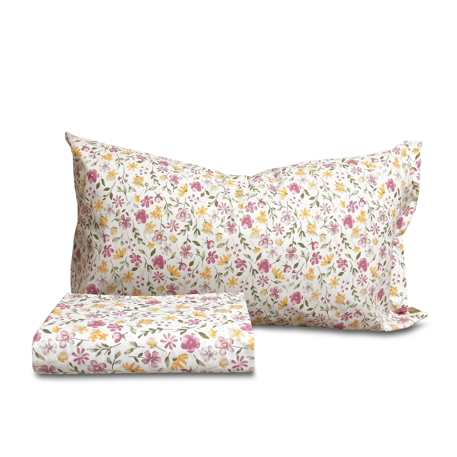 Parure copripiumino singolo Spring rosa SmartDecoHome