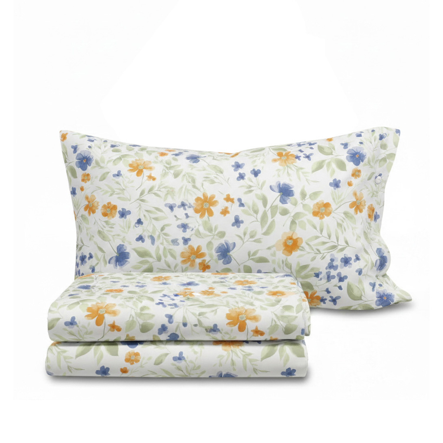 Completo letto singolo Giada azzurro SmartDecoHome