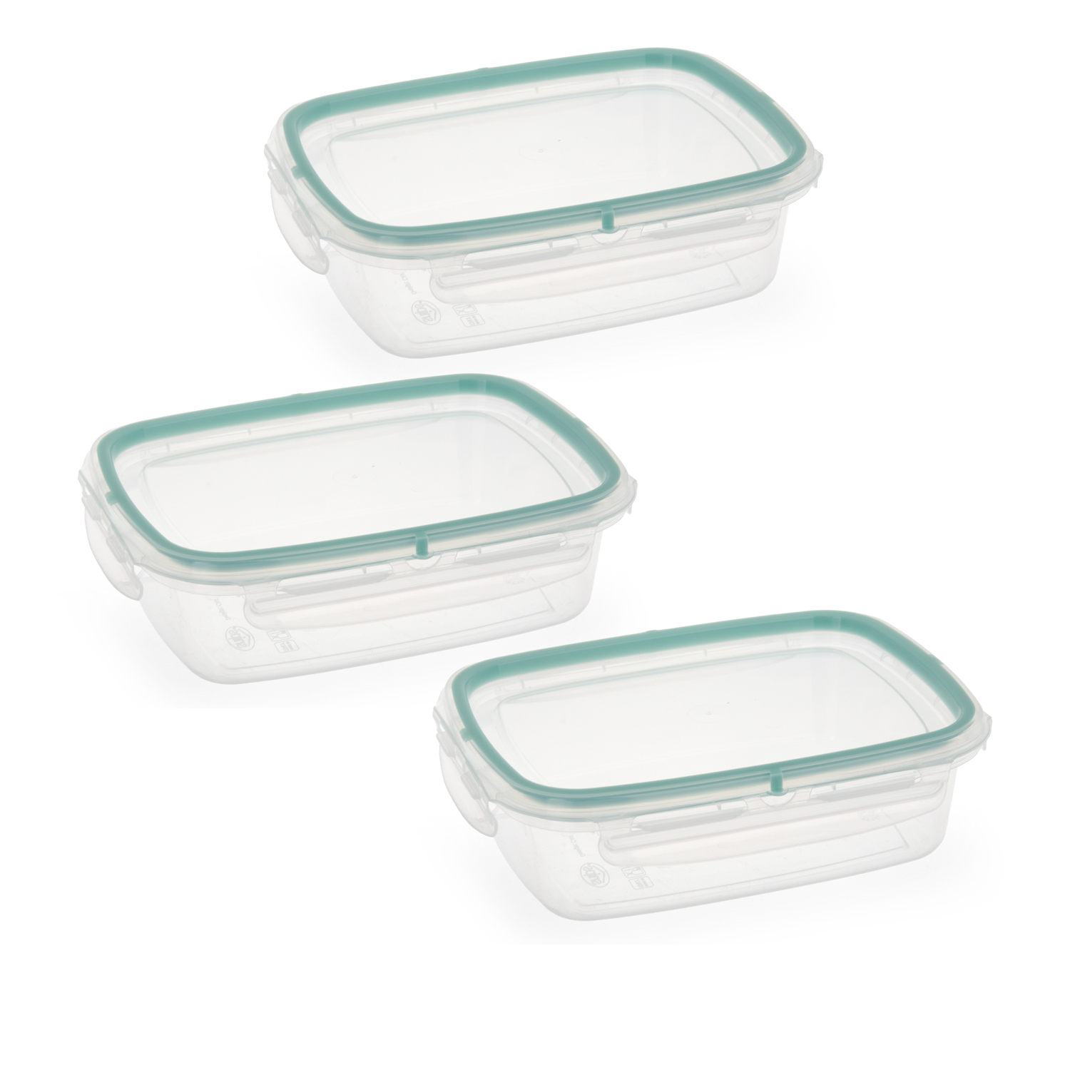 Set 3 contenitori rettangolari 0,6 L Snipslock Snips