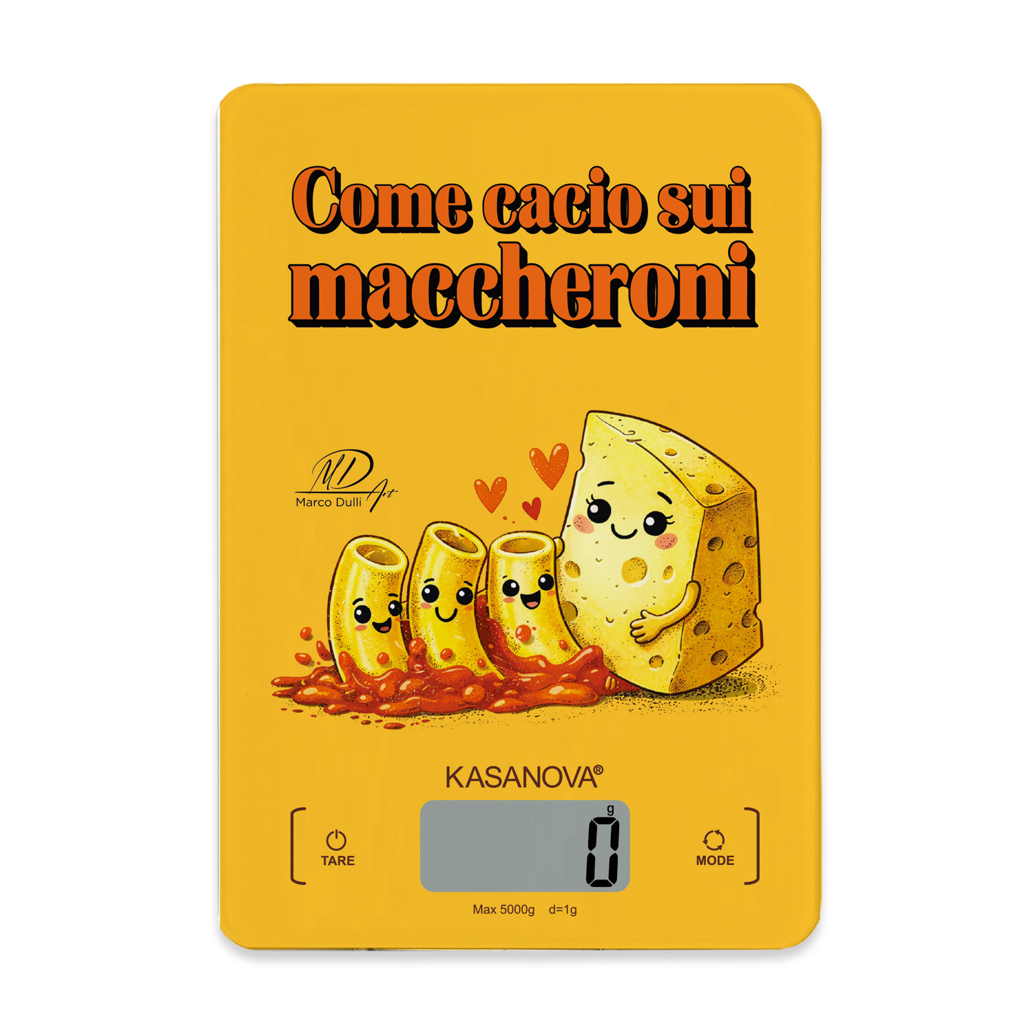Bilancia da cucina digitale 5 kg maccheroni Le freddure