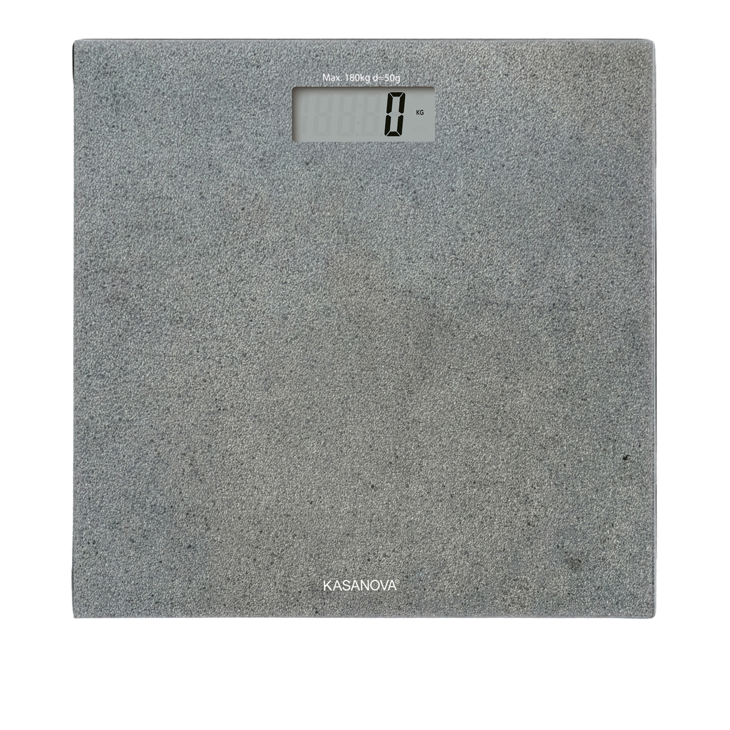 Bilancia pesapersone 180 kg vetro grigio