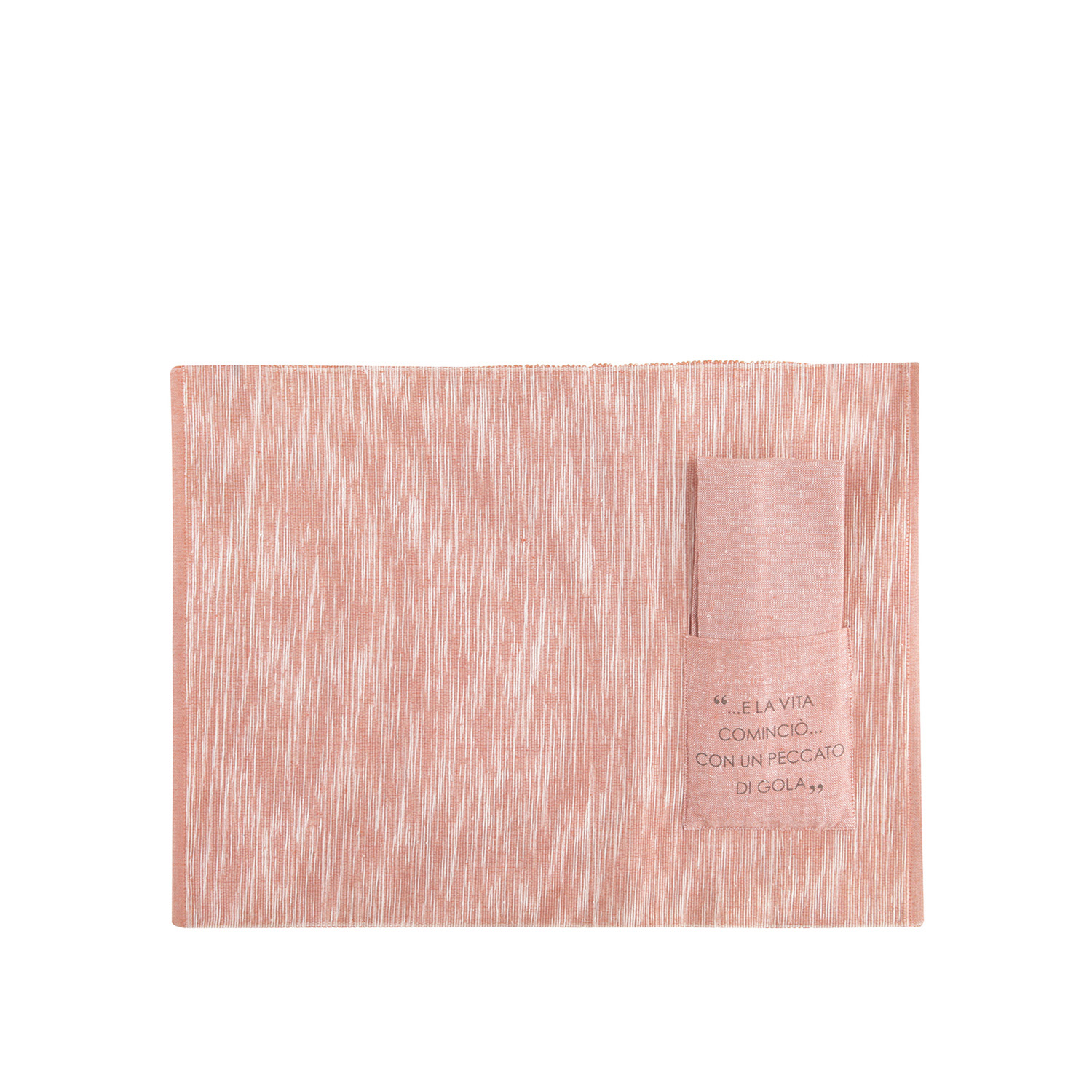 Set Tovaglietta con Tovagliolo: Scritta 'Quotes'