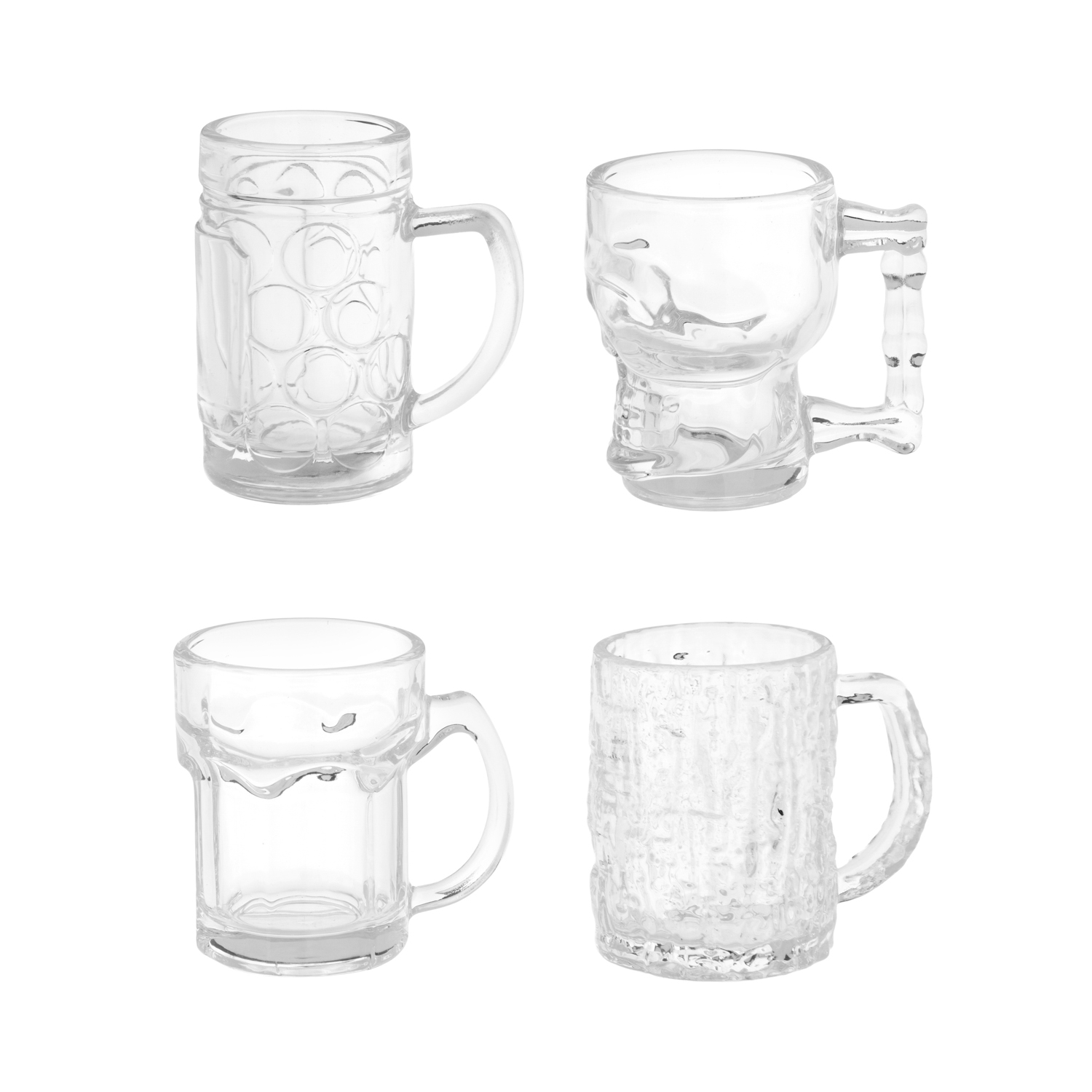 Set 4 bicchierini per liquore in vetro
