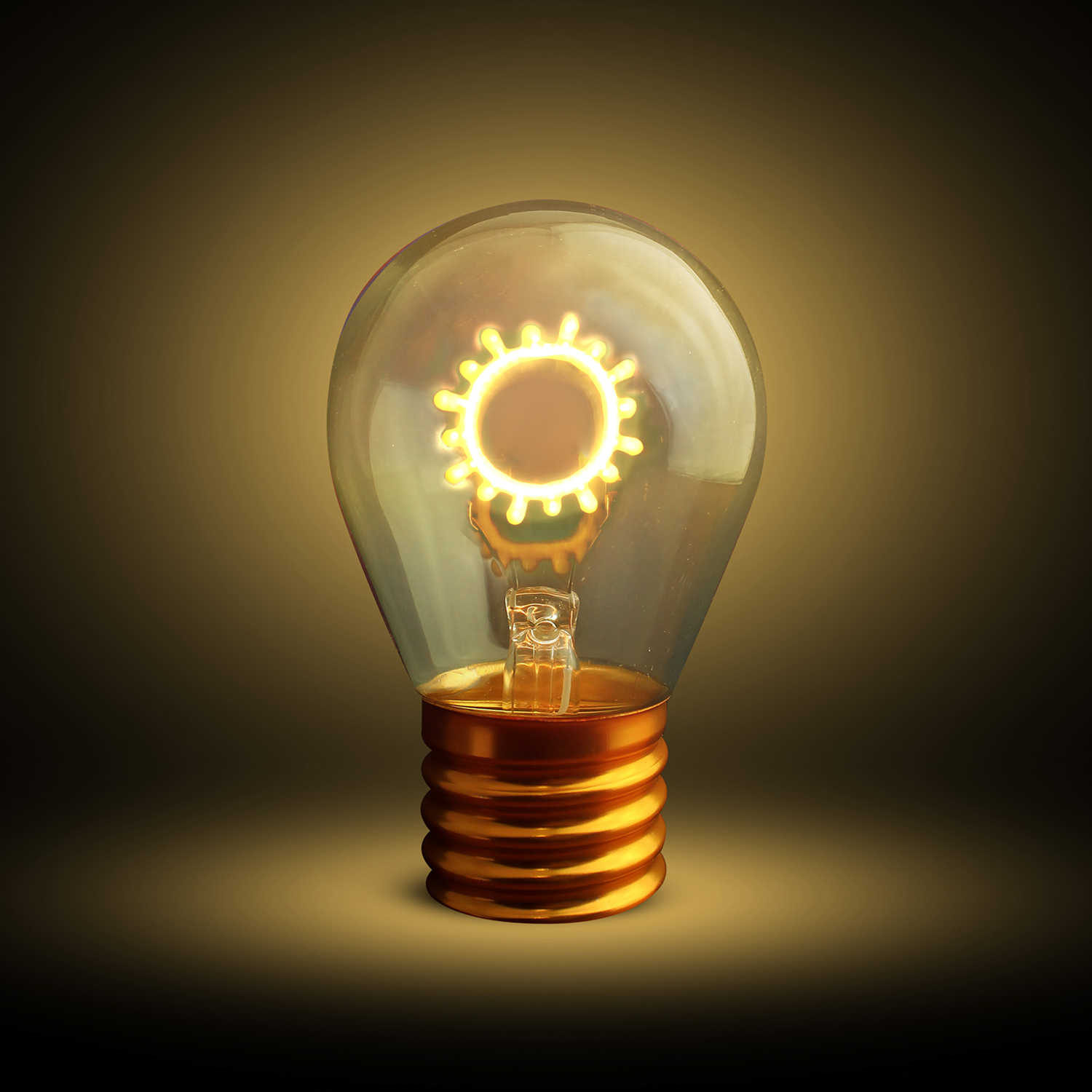 Lampadina decorativa led Sole ricaricabile
