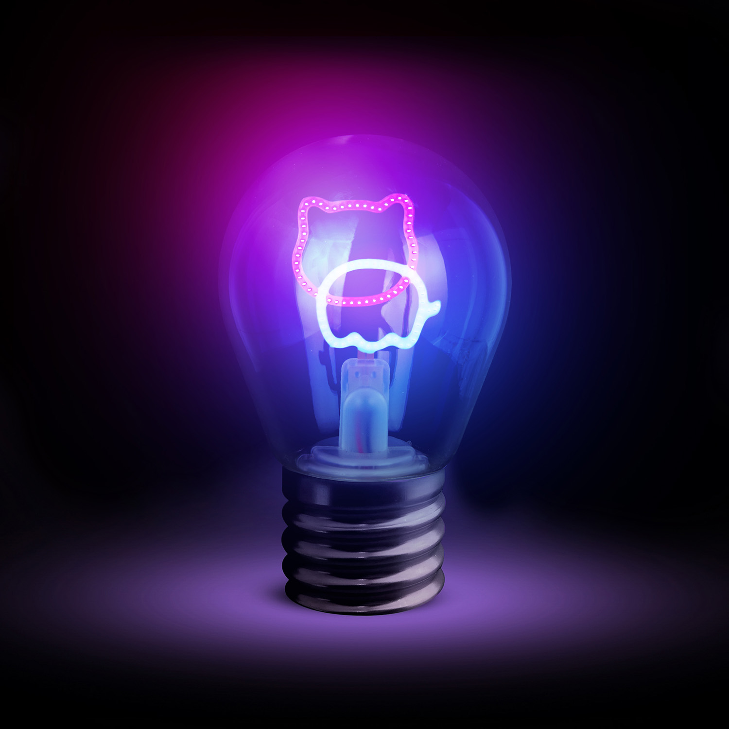 Lampadina decorativa Gatto LED ricaricabile