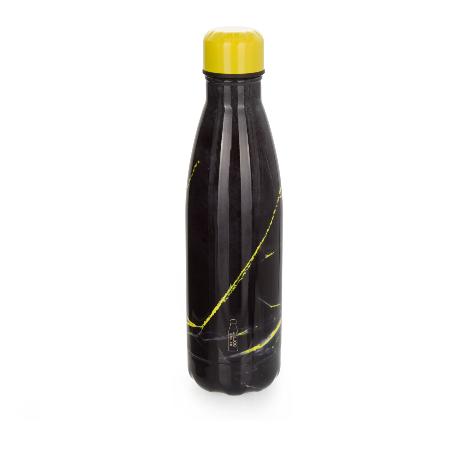 Bottiglia termica 500 ml marmo nero in acciaio