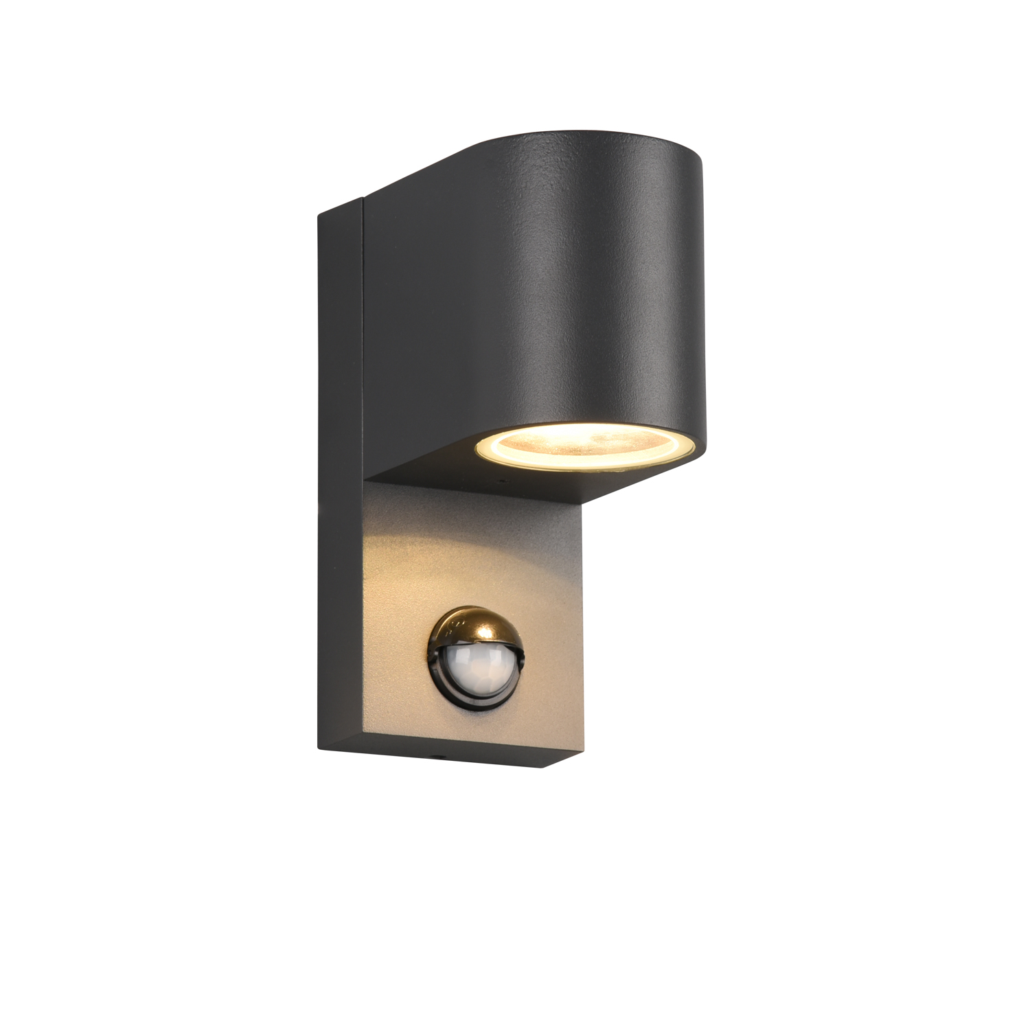 Trio Lighting Applique Roya 1 Luce, Sensore, Tondo Antracite-image