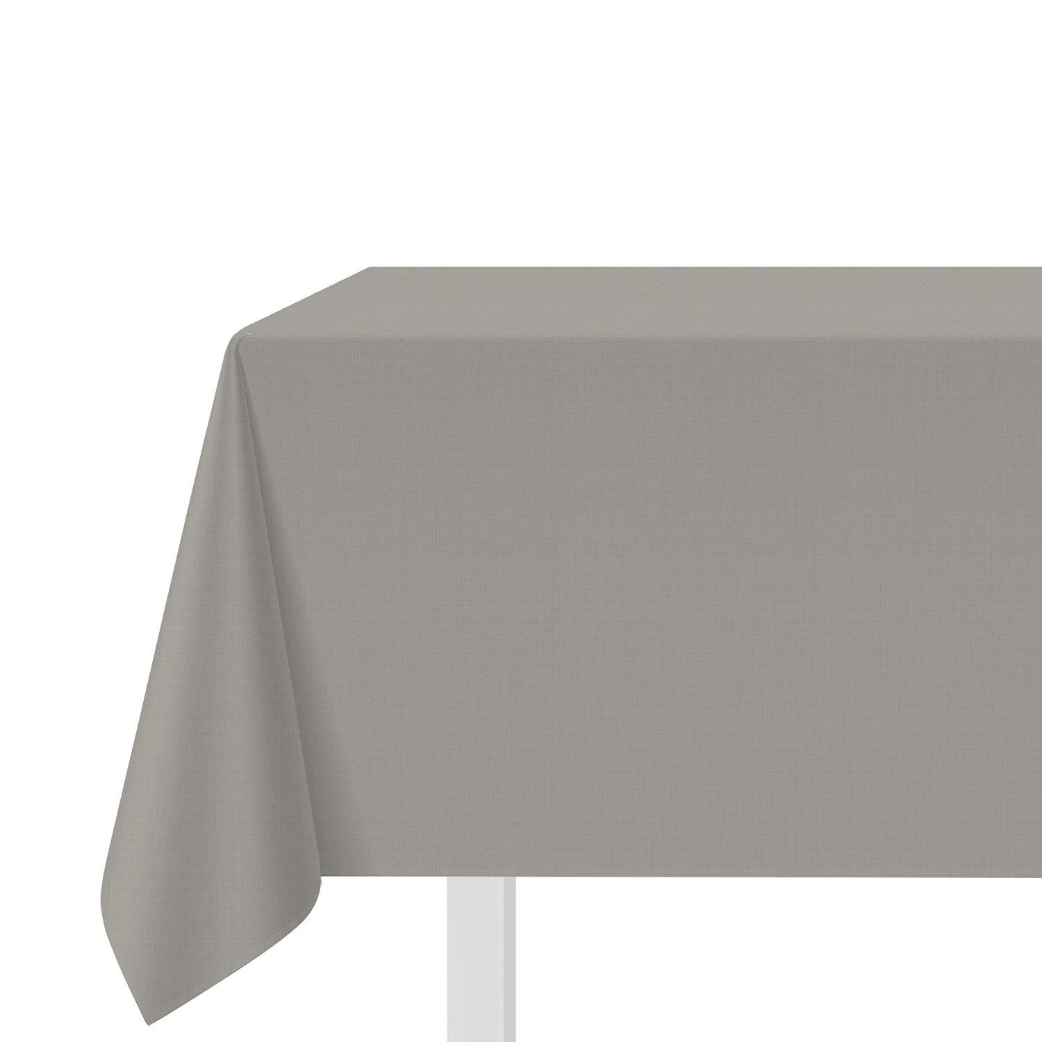 Tovaglia cotone tortora 140x180 cm Slub
