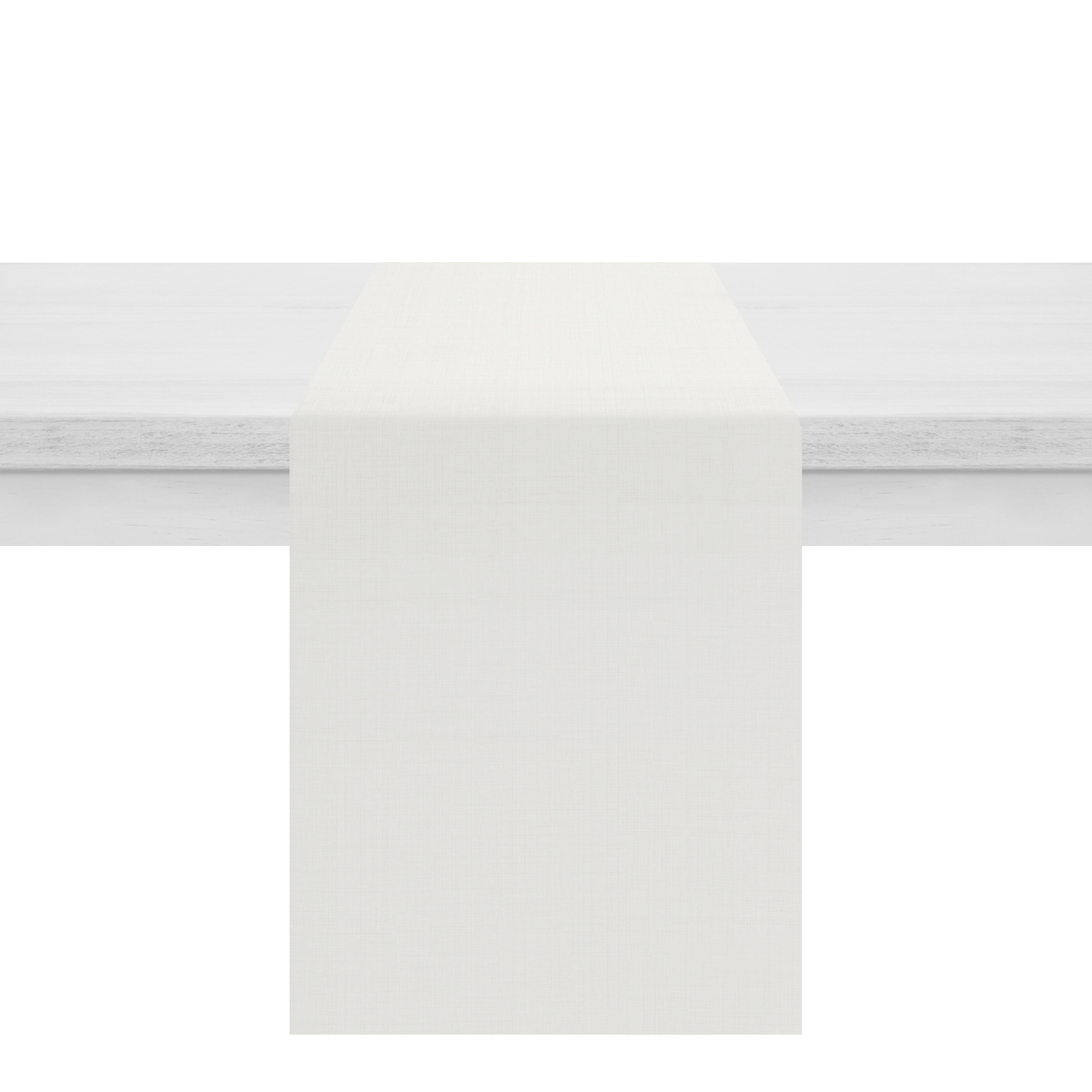 Runner in Cotone Slub 40x140 cm - Bianco Ottico