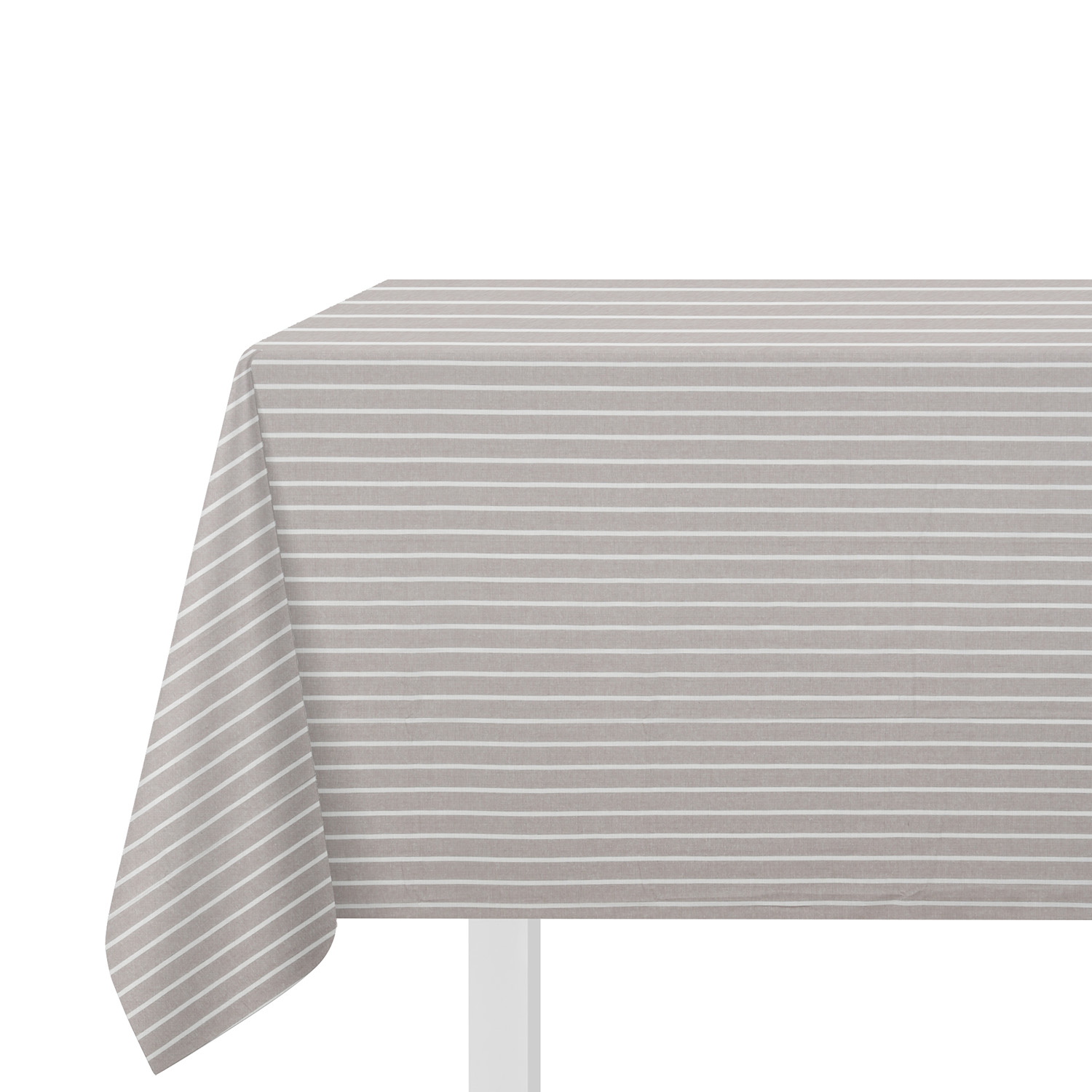 Tovaglia 140x240 cm cotone tinto filo righe chiare