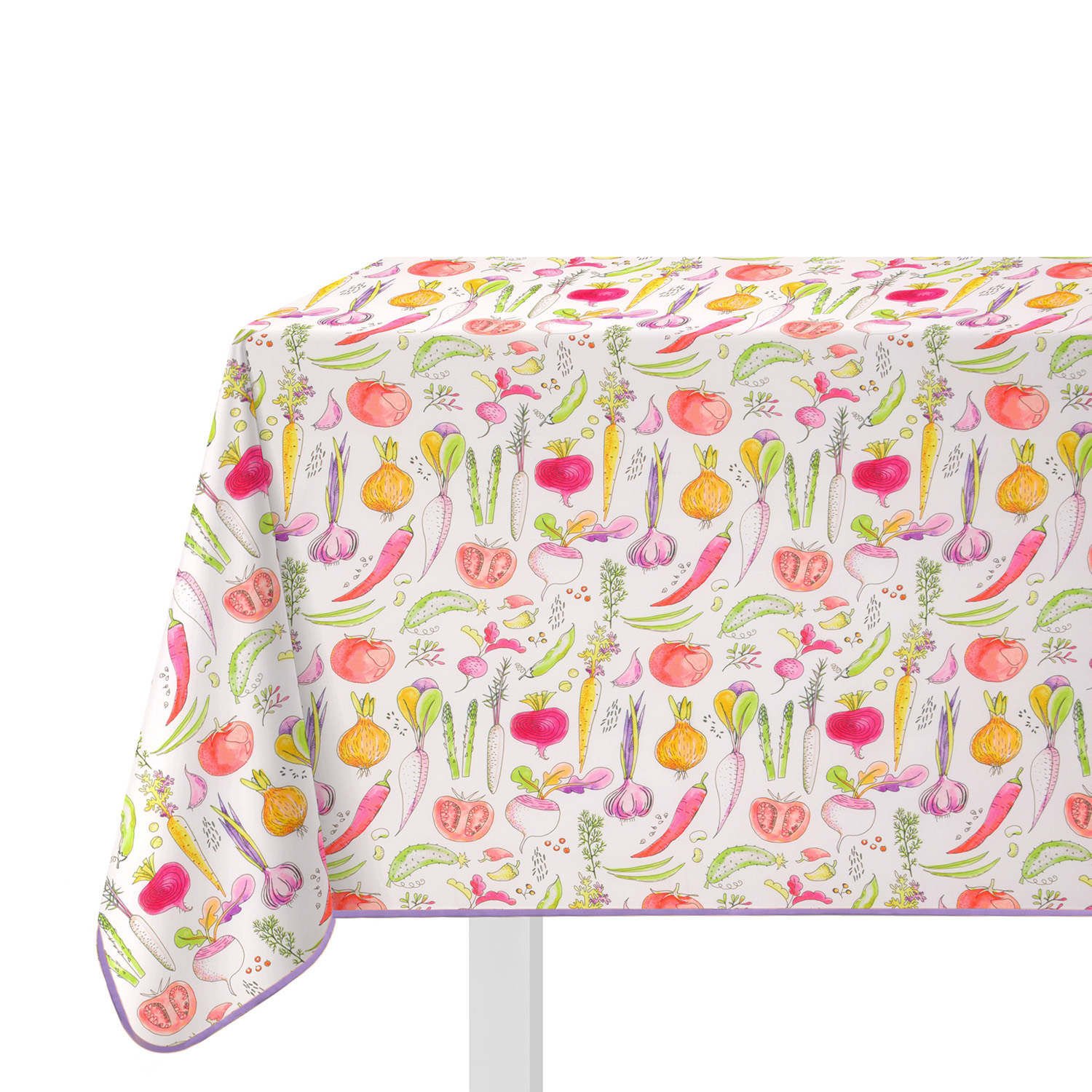 Tovaglia antimacchia 140x230 cm verdure