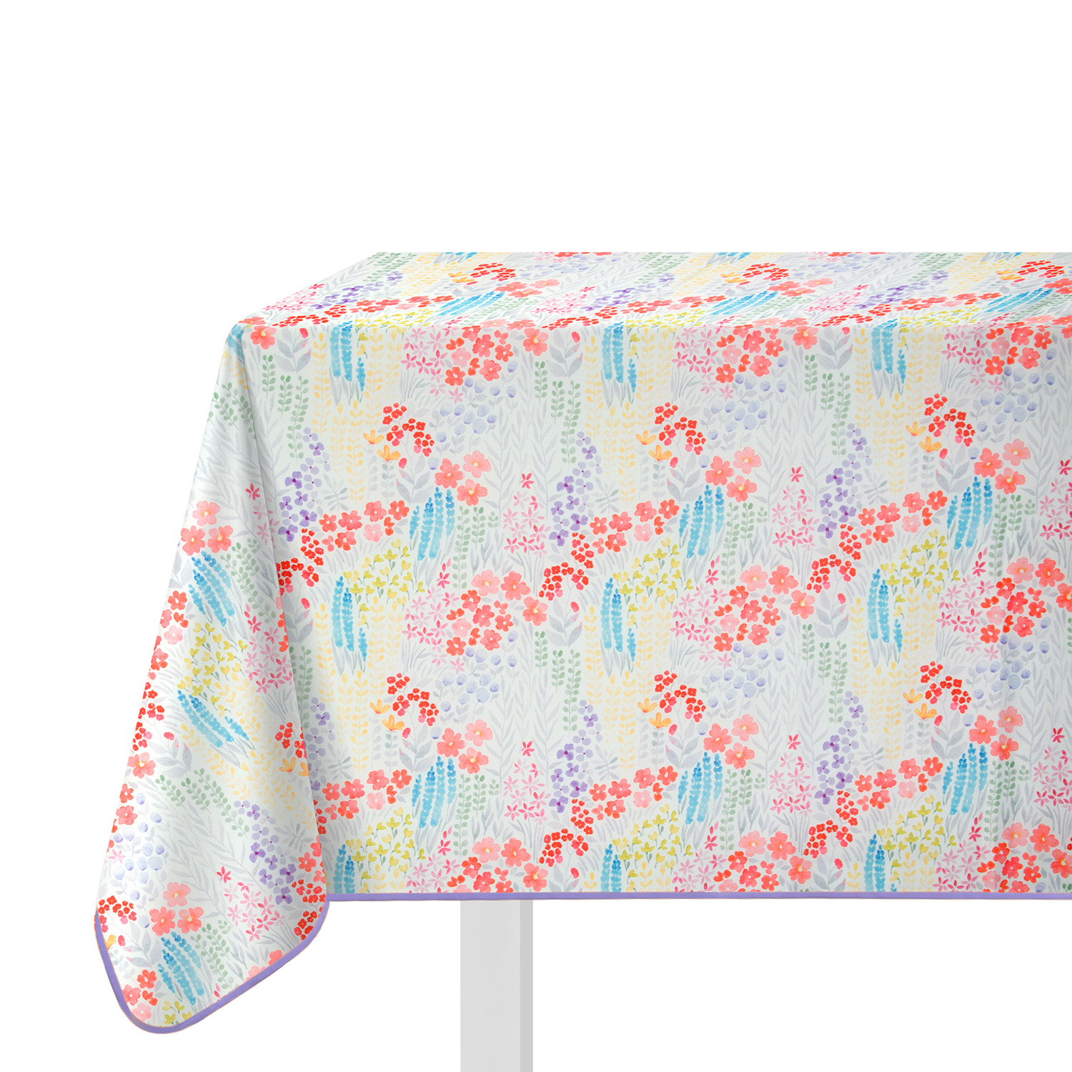 Tovaglia antimacchia 140x230 cm prato fiorito