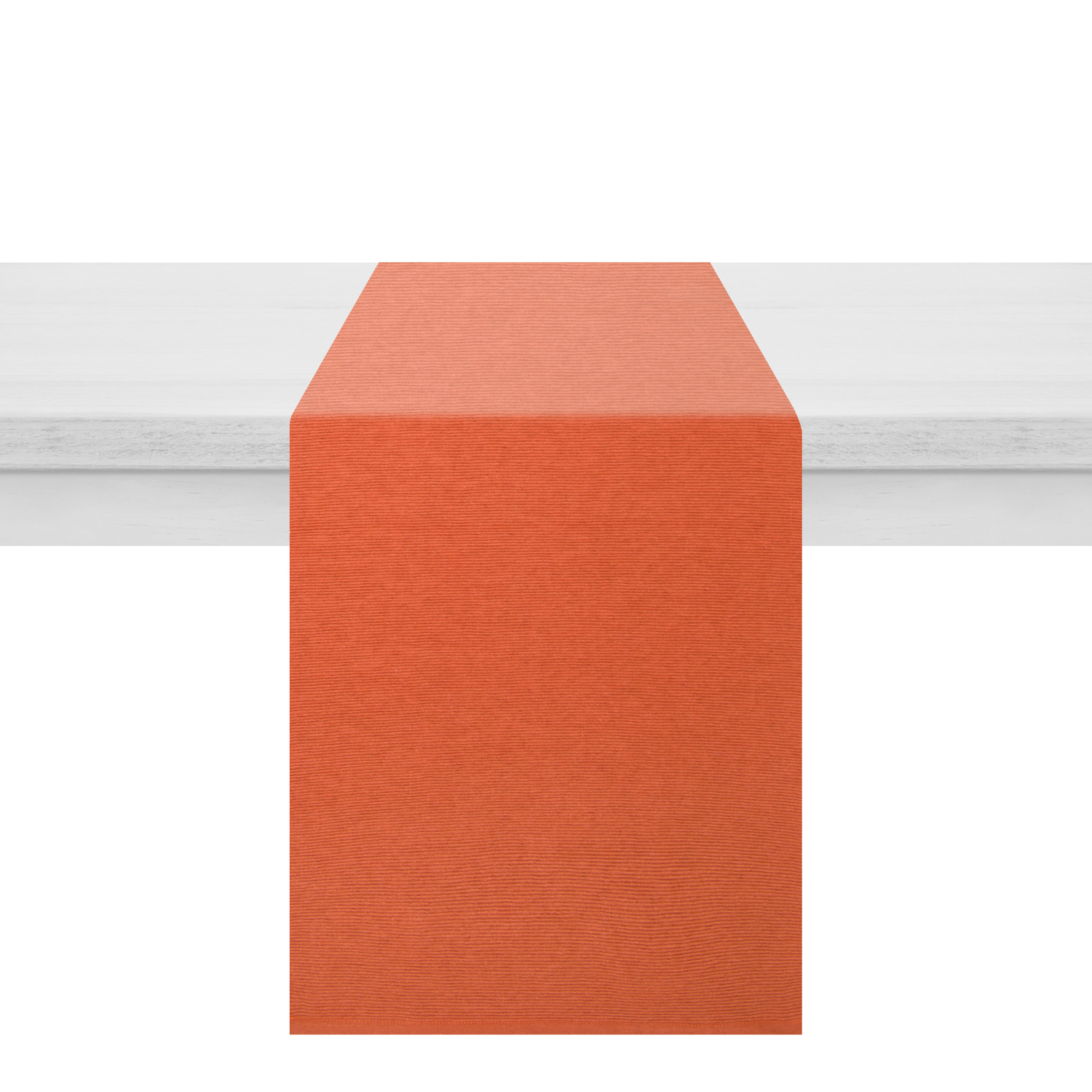 Runner cotone a coste 40x140 cm ruggine