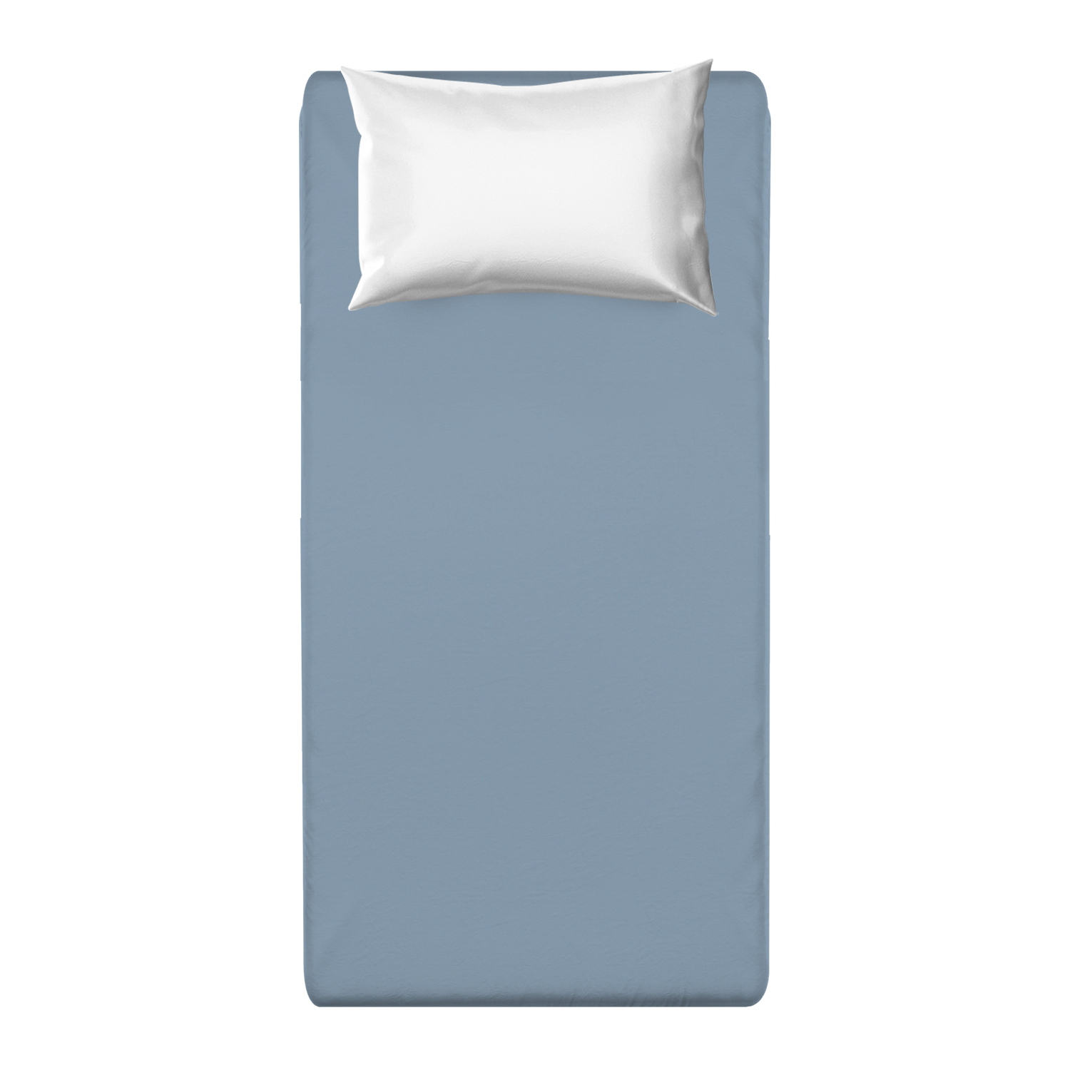 Lenzuolo con angoli singolo azzurro Sugar