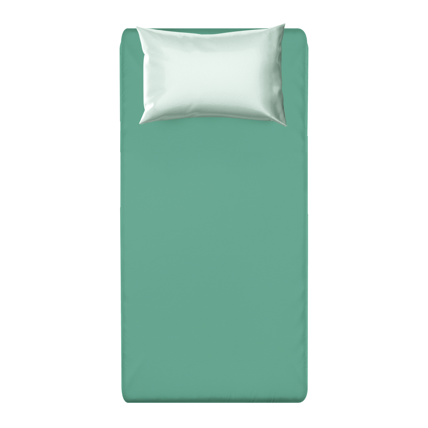 Lenzuolo con angoli singolo verde Sugar