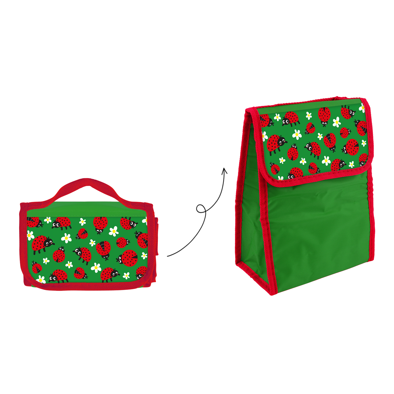 Zainetto Bambini con Decorazioni a Coccinelle e Prпората Merenda