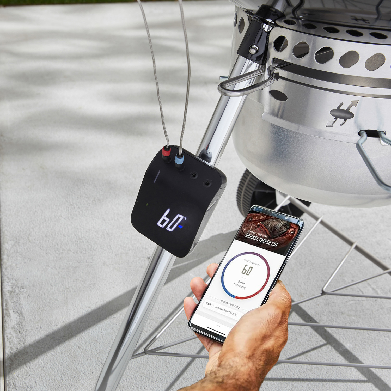 Termometro smart Wi-Fi per barbecue con sonda e app