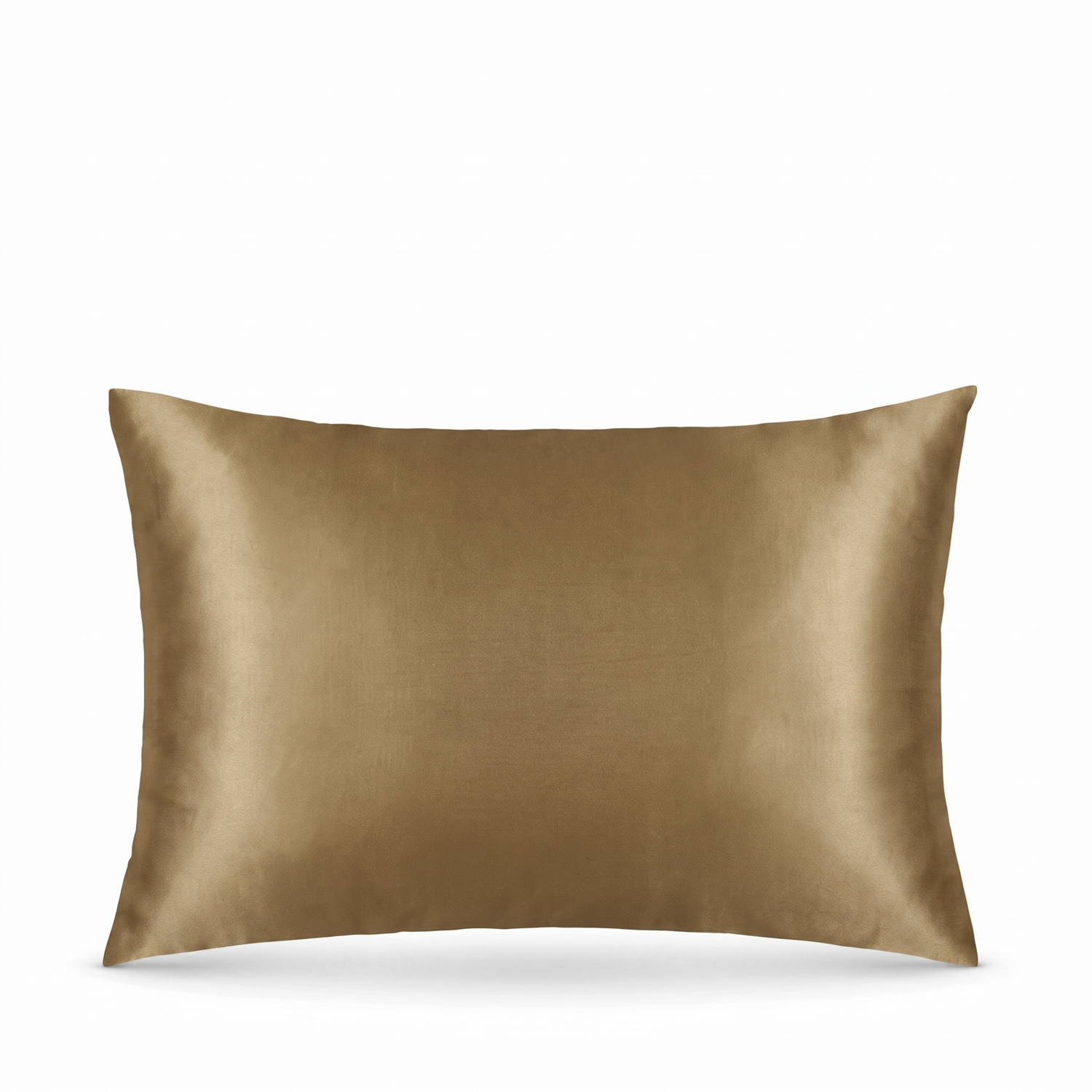 Federa in raso marrone 50x80 cm