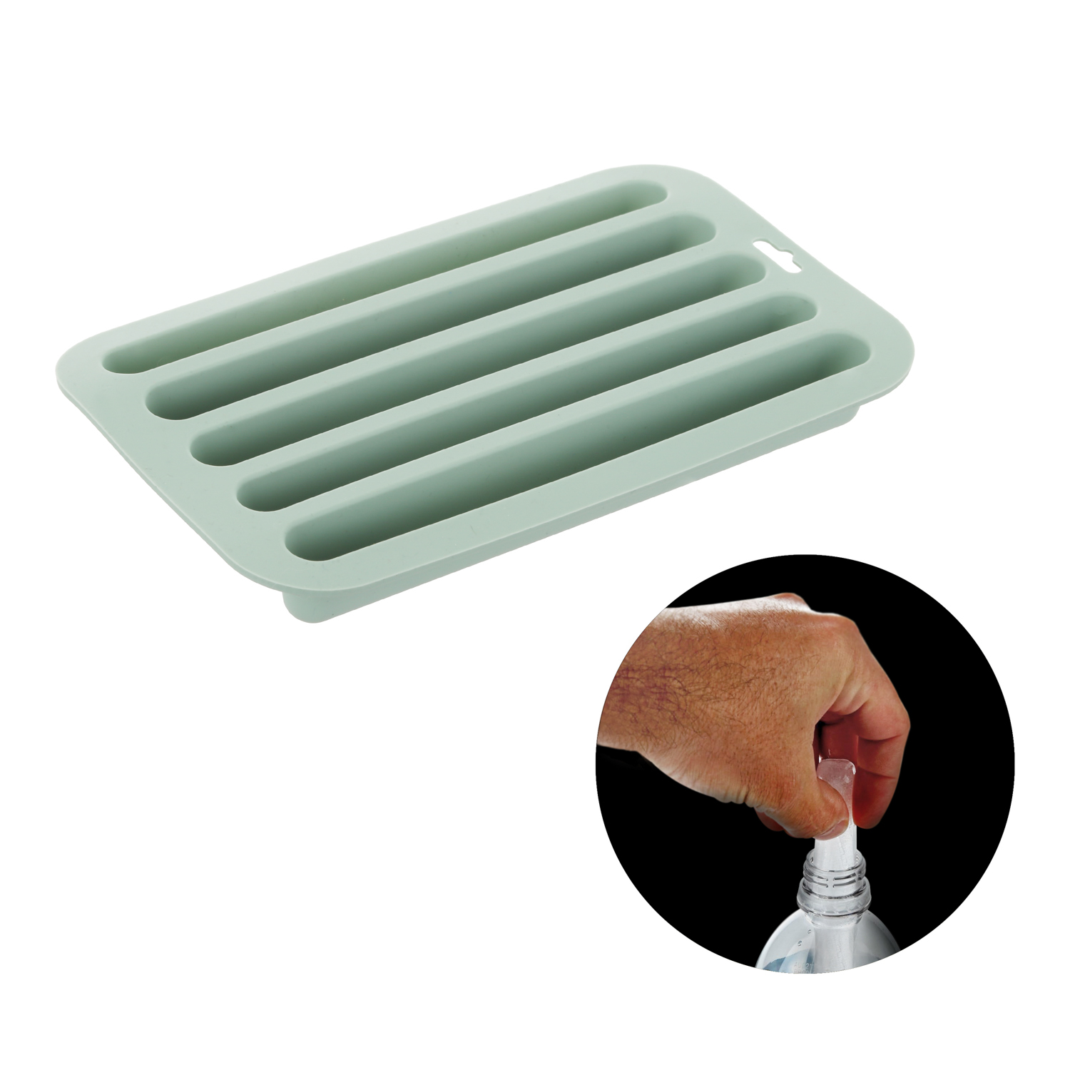 Stampo ghiaccio in silicone 5 stick